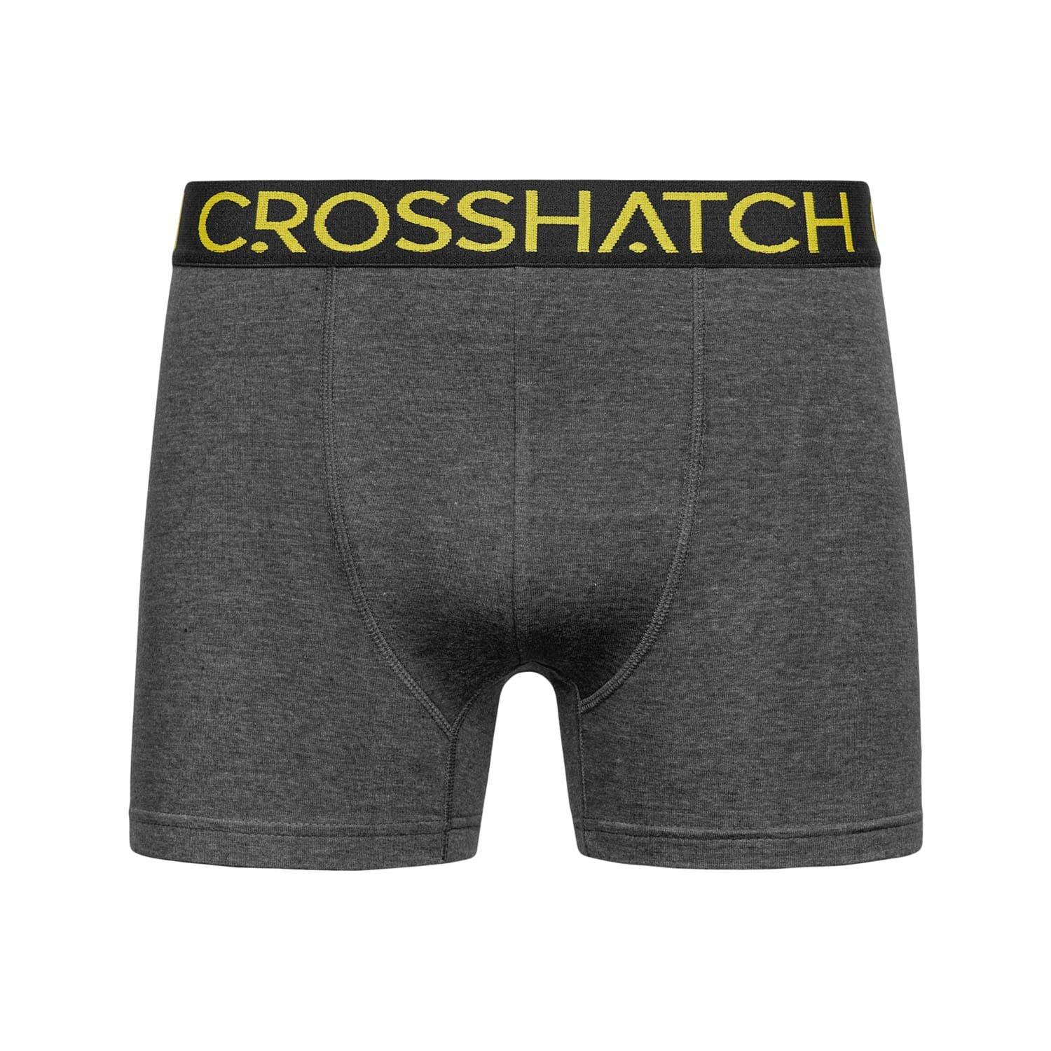 Multi Colour - Crosshatch - 3 Pack of Chasma Boxers - 4