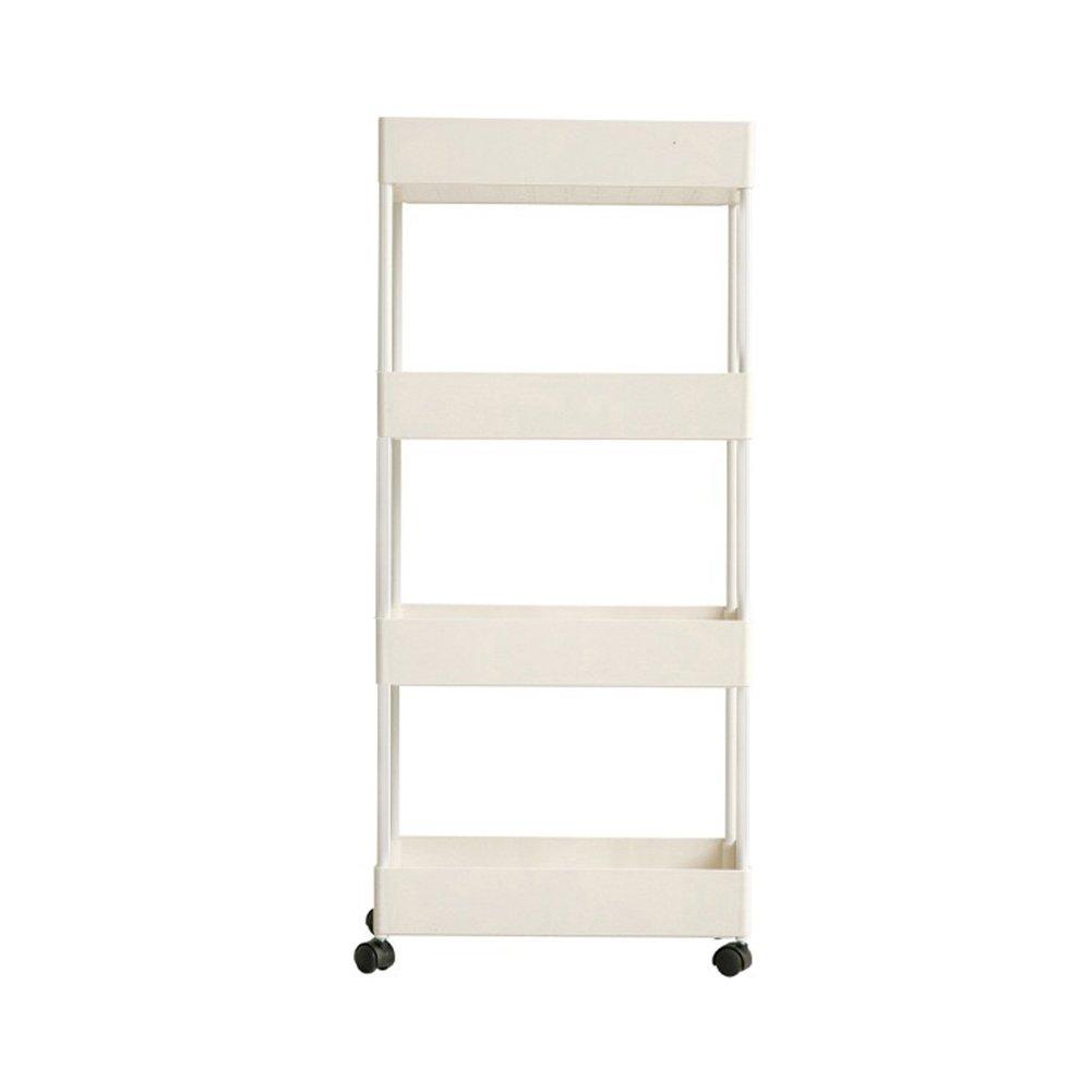 White - LIFE IDEAS - Multi-Tier Trolley Cart for Kitchen & Bathroom - 4