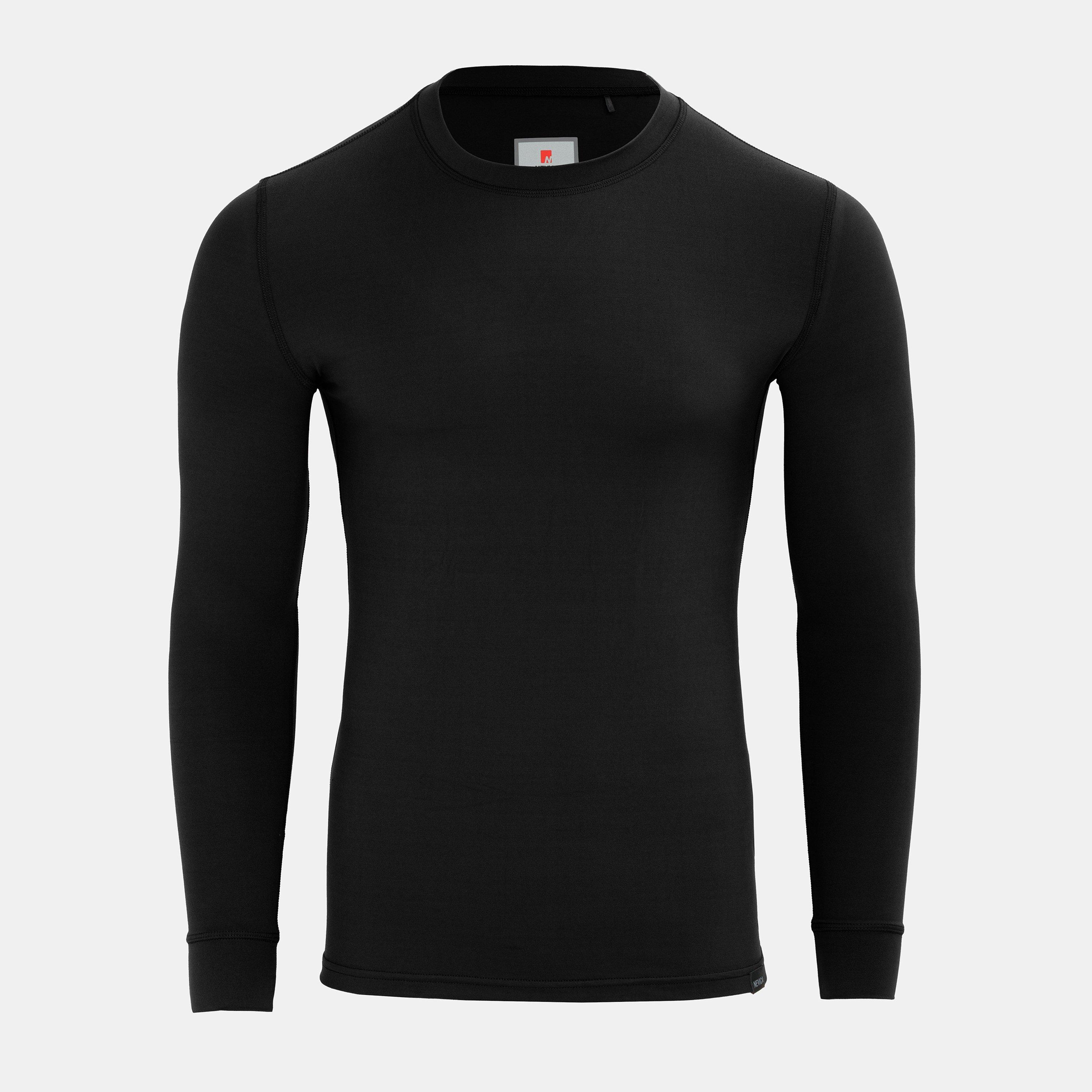 Black - Nevica - Men's Meribel Thermal Baselayer Top - 1