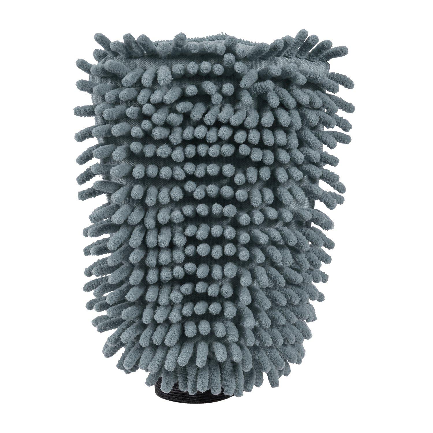 Jvl  Microfibre Hand Mitt - Grey - Size: H:23