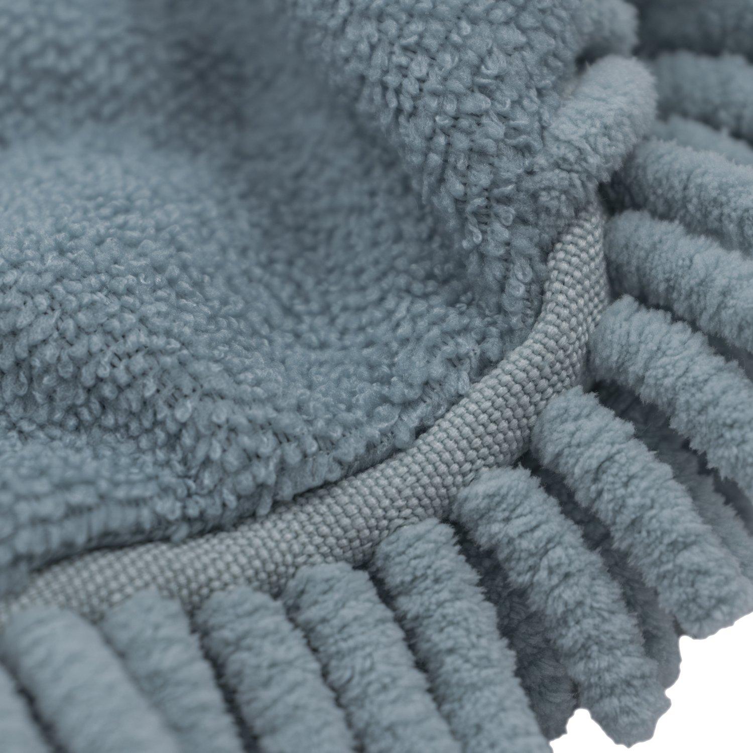 Grey - JVL - JVL Microfibre Hand Mitt - Grey - 4