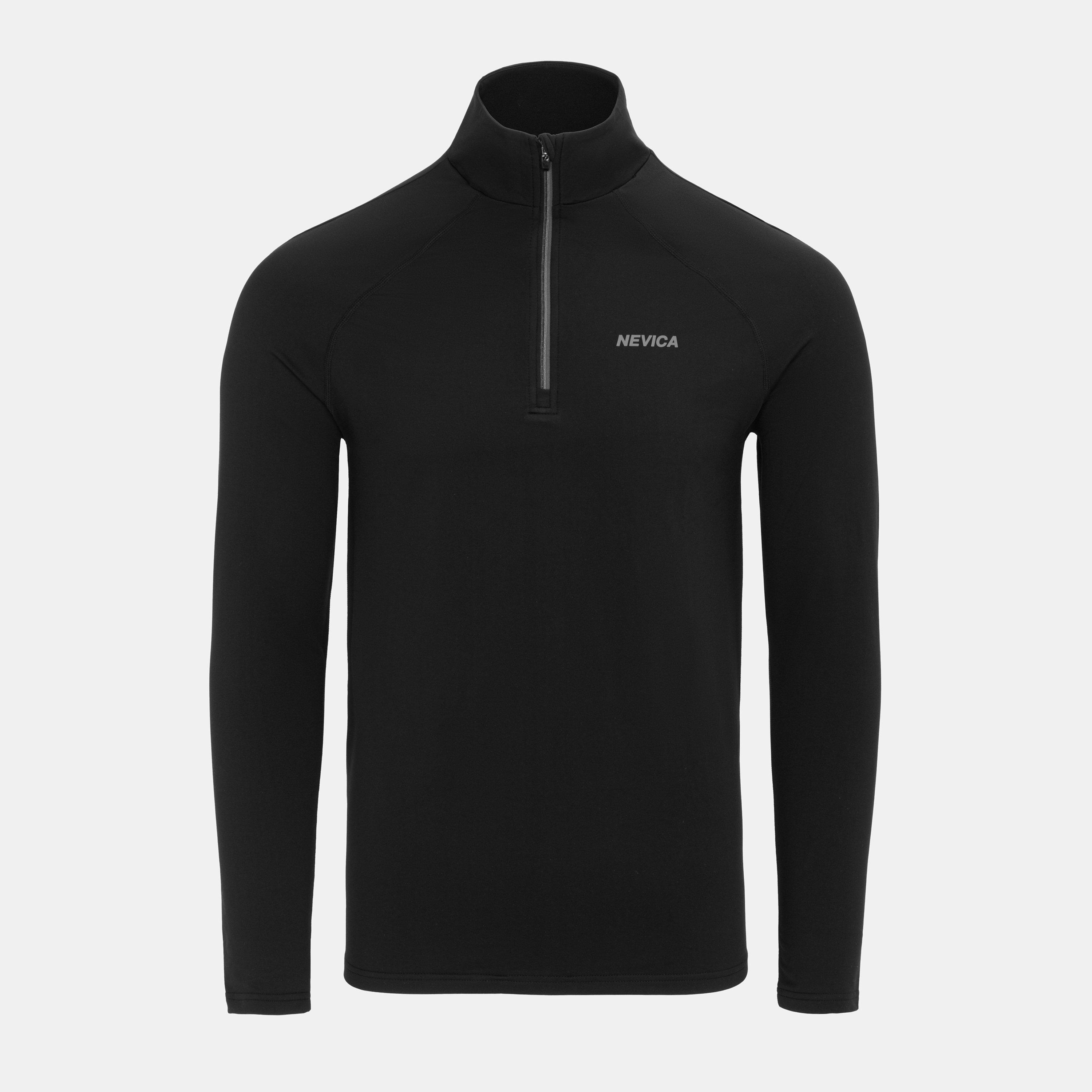 Zwart - Nevica - Men's Vail Zipped Winter Baselayer Top - 1