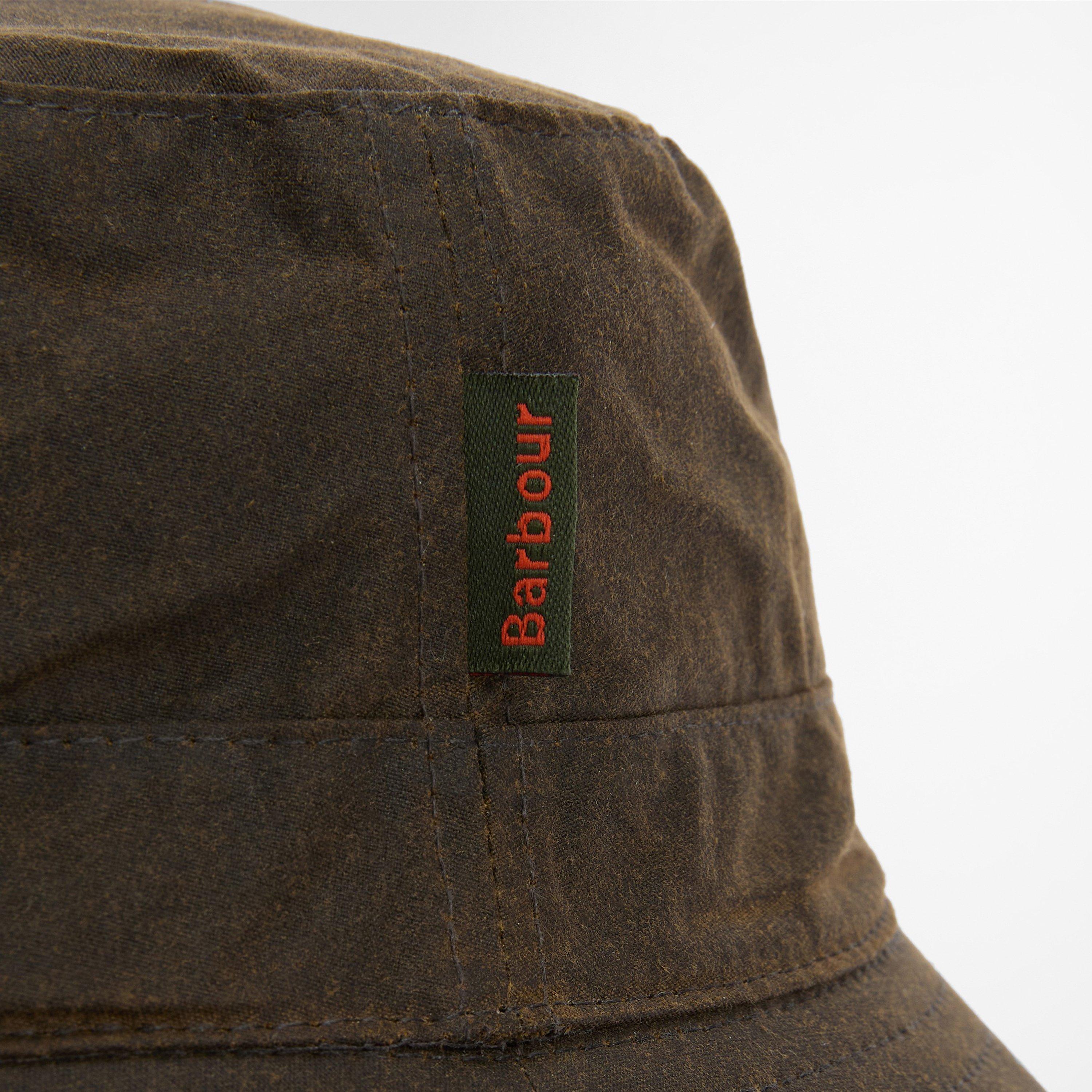 Olive - Barbour - Men's Wax Sports Bucket Hat - 4