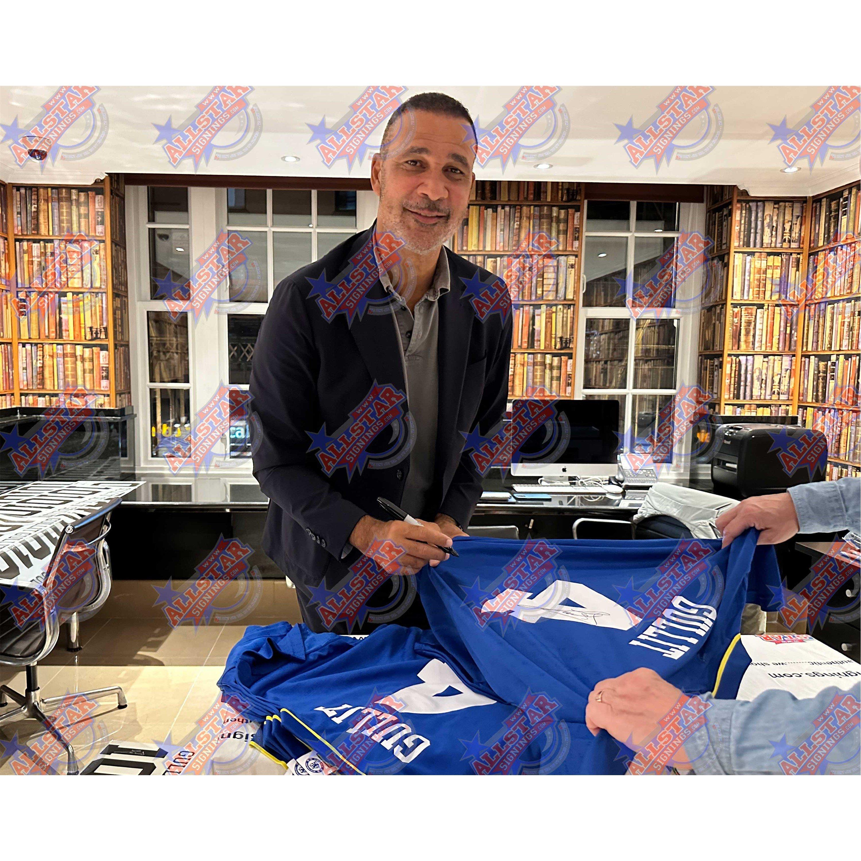 Blue - AllStarSignings Ltd - Ruud Gullit signed & framed Chelsea shirt - 2