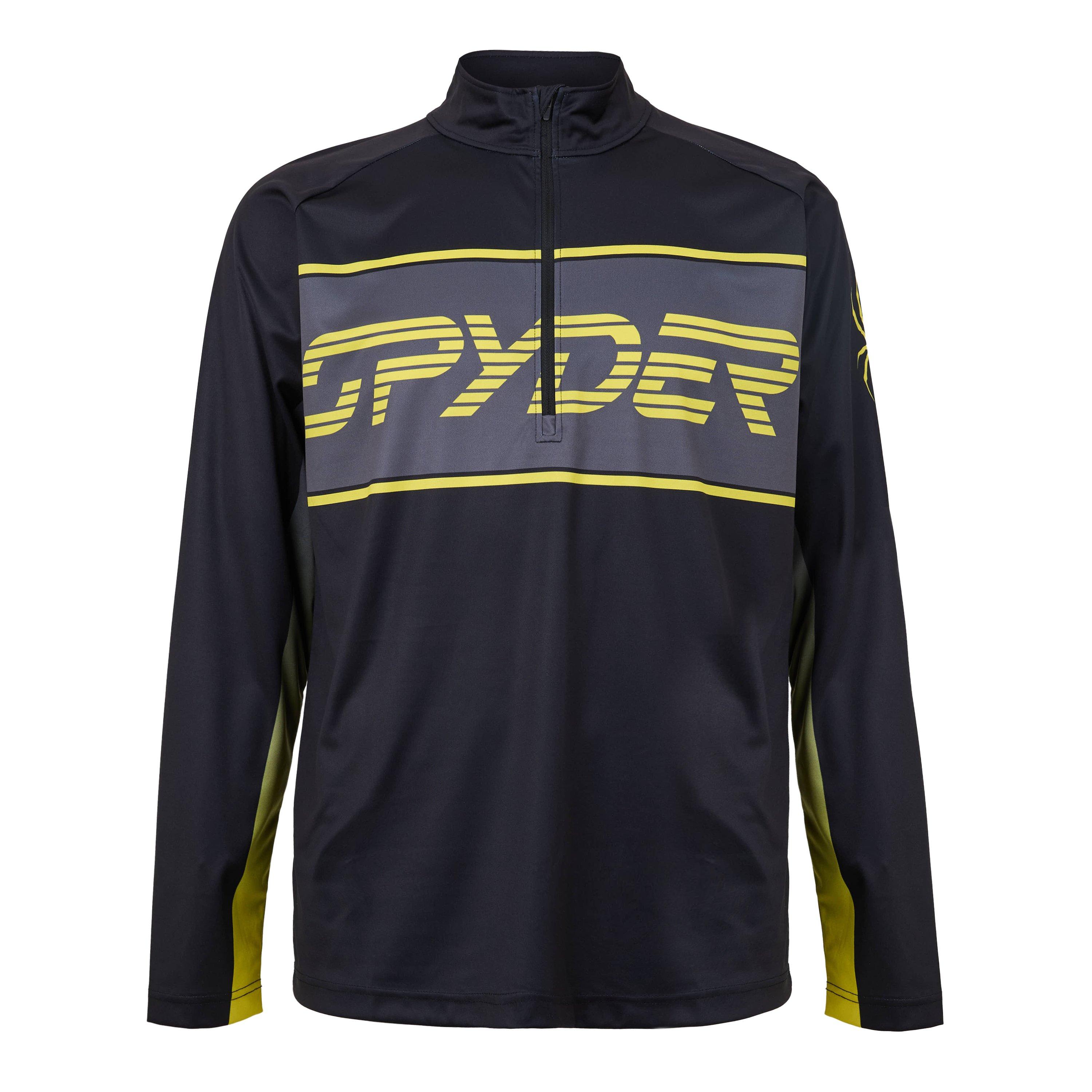 Spyder Men's Paramount Half-Zip Fleece - Acid Yellow - Small