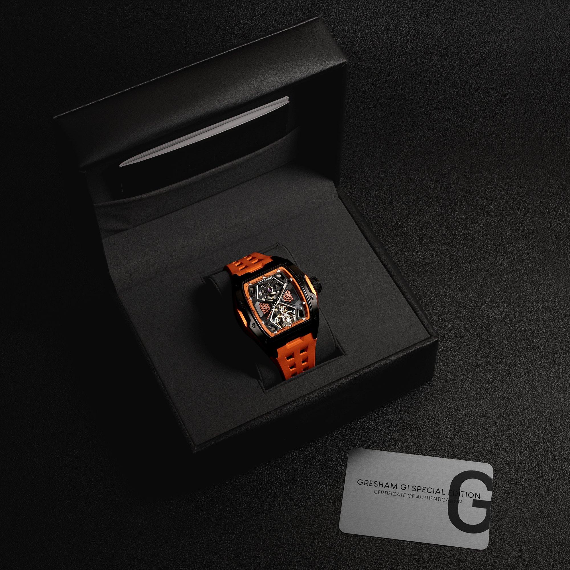 Orange - Gresham - Gresham Genesis G1 Special Edition Automatic - 8
