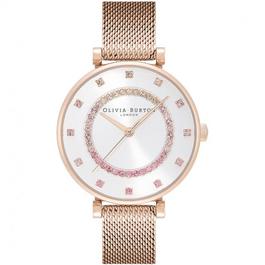 Olivia Burton Ladies Olivia Burton Belgrave Gold Mesh Watch