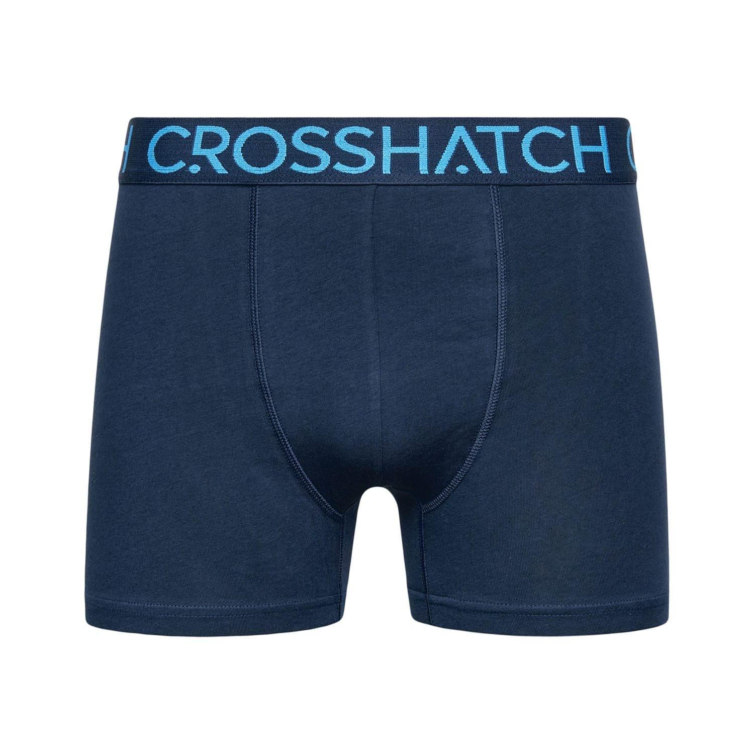 Multi Colour - Crosshatch - 3 Pack of Chasma Boxers - 4