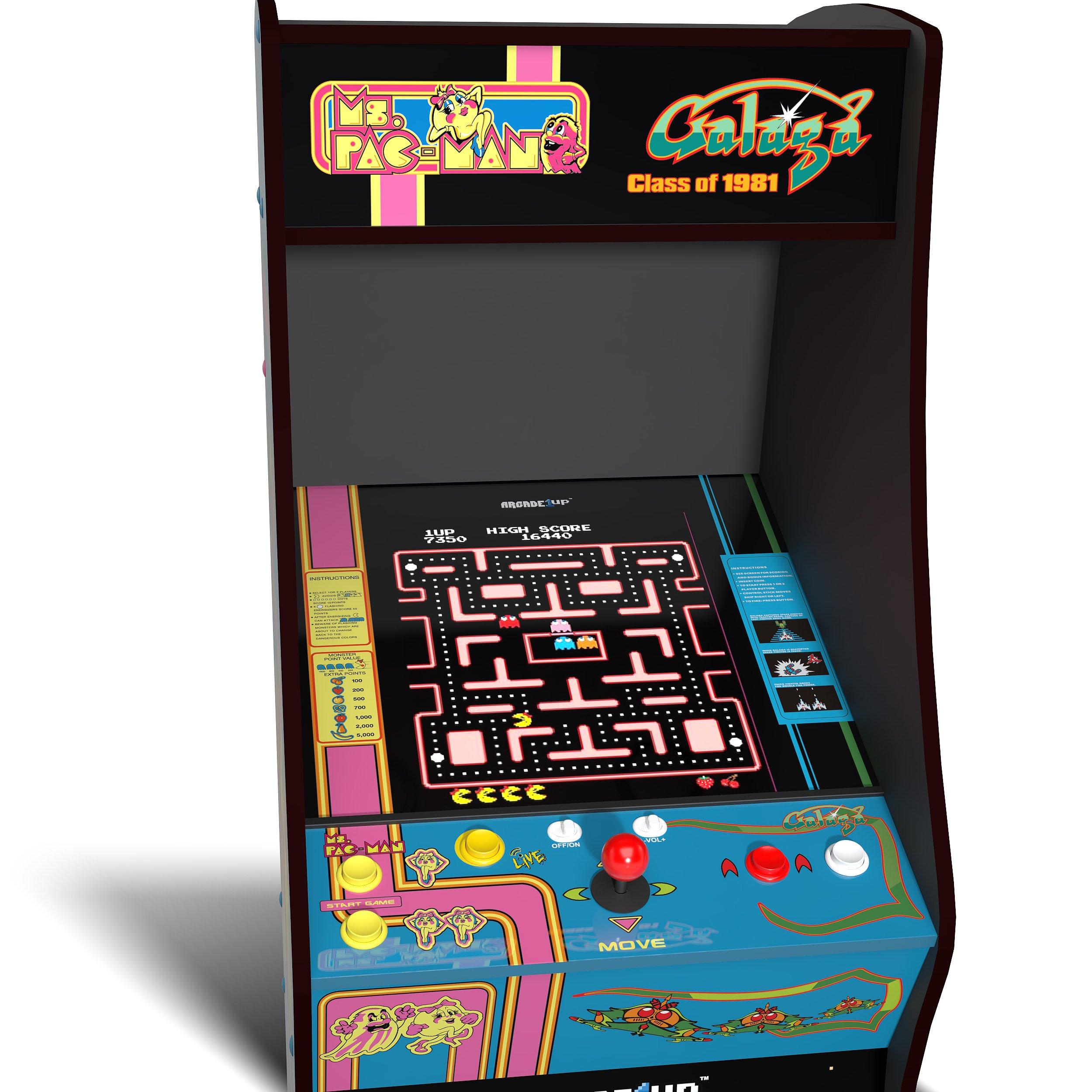 None - Arcade1Up - Ms. Pac-Man vs Galaga Arcade Machine - 2