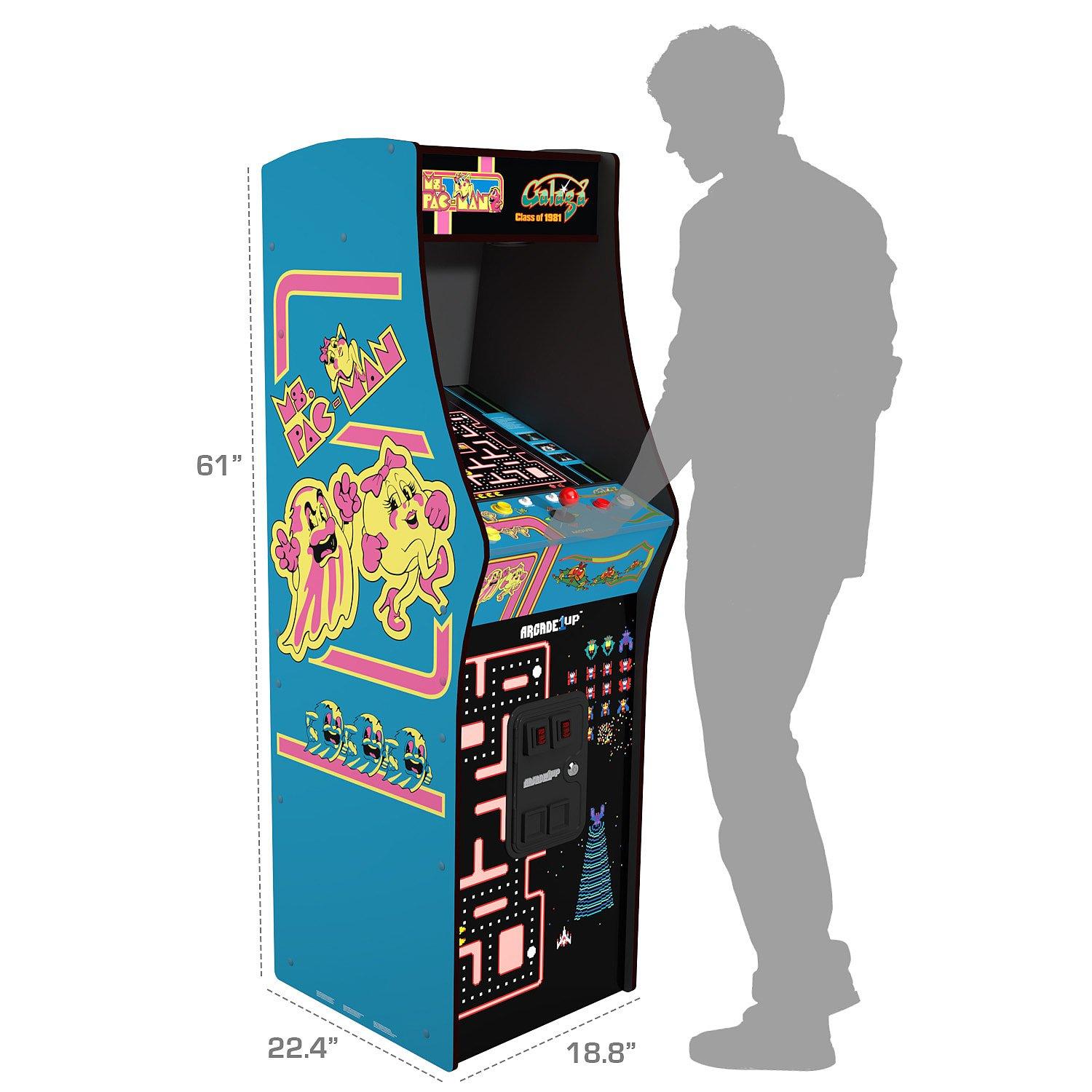 None - Arcade1Up - Ms. Pac-Man vs Galaga Arcade Machine - 8
