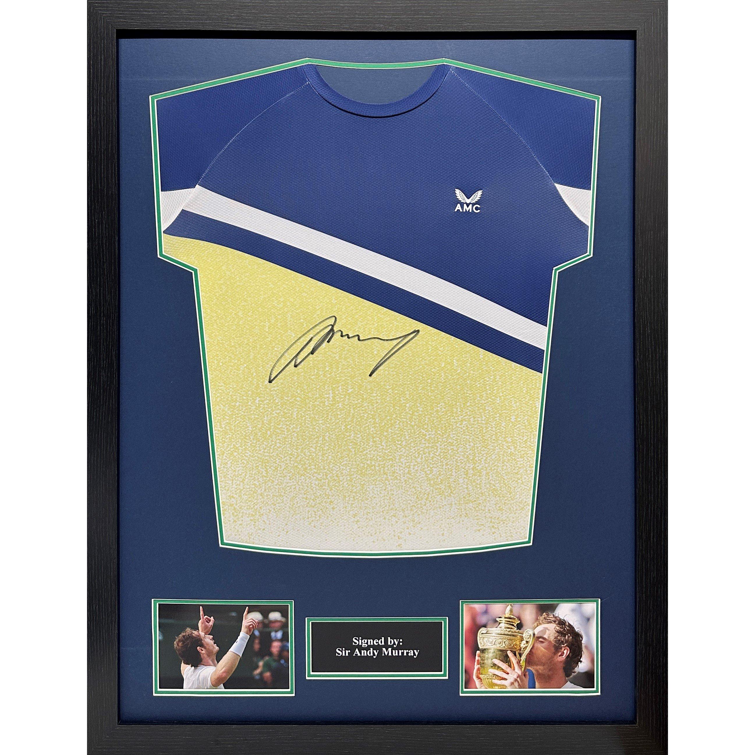 White - AllStarSignings Ltd - Andy Murray signed & framed tennis shirt - 1