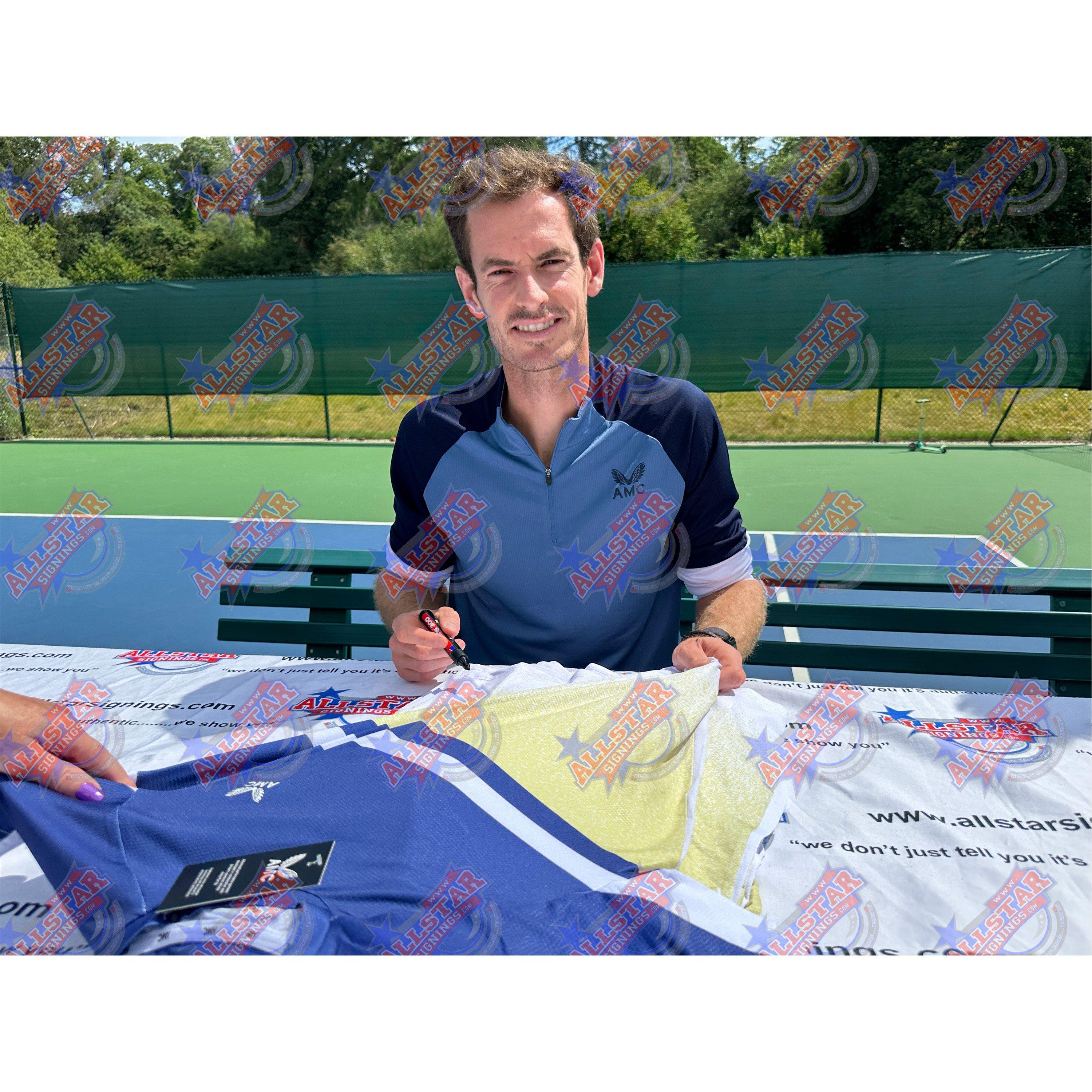 White - AllStarSignings Ltd - Andy Murray signed & framed tennis shirt - 2