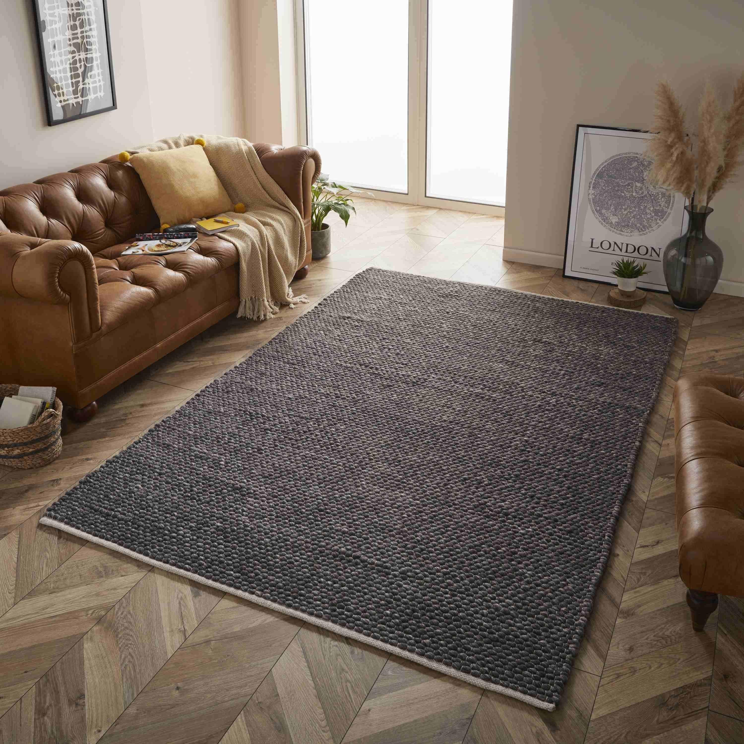 Homemaker  Sahara Rug Charcoal - 160x230cm