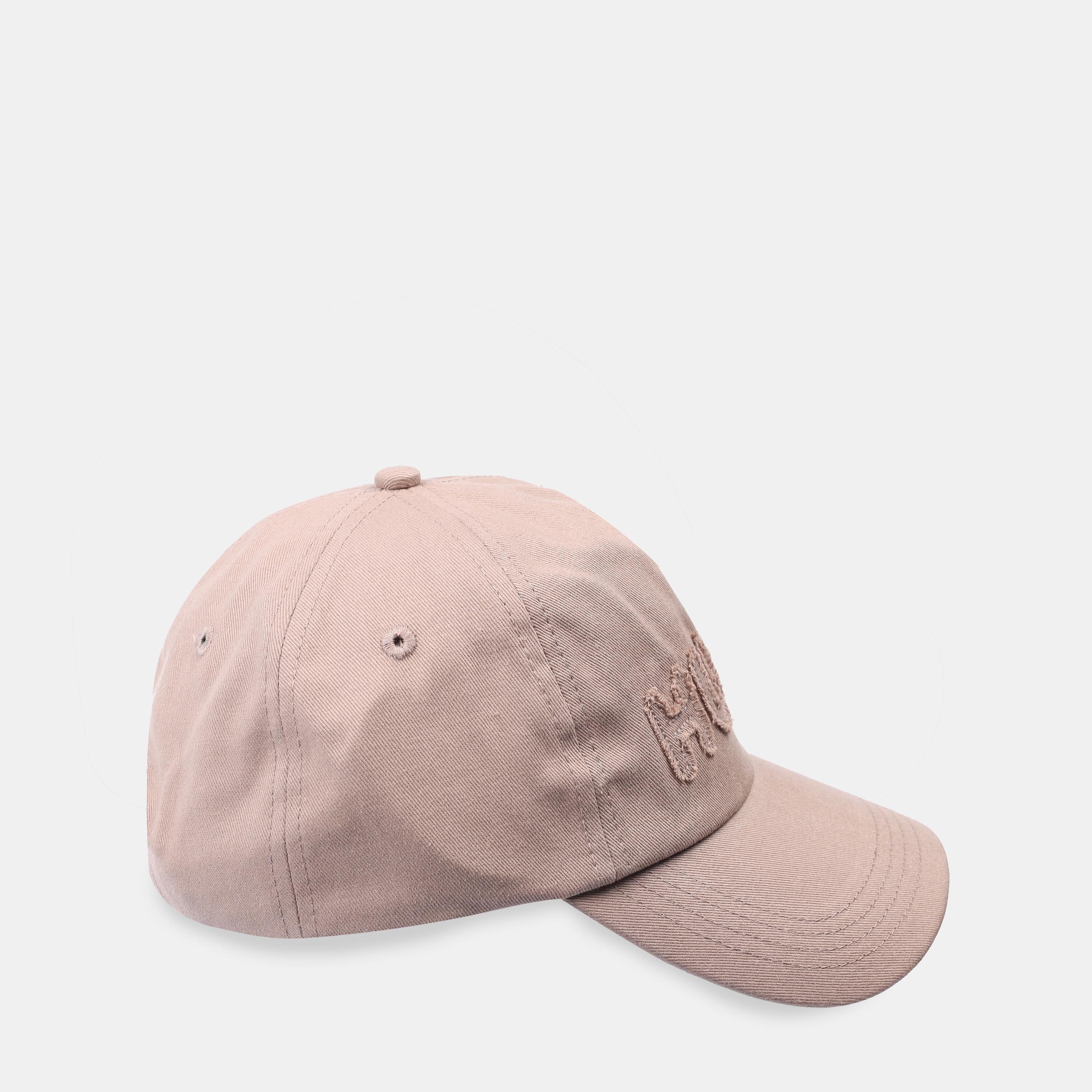 Beige - Hugo - Cara-FR Cap with Raw-Edge Logo - 2