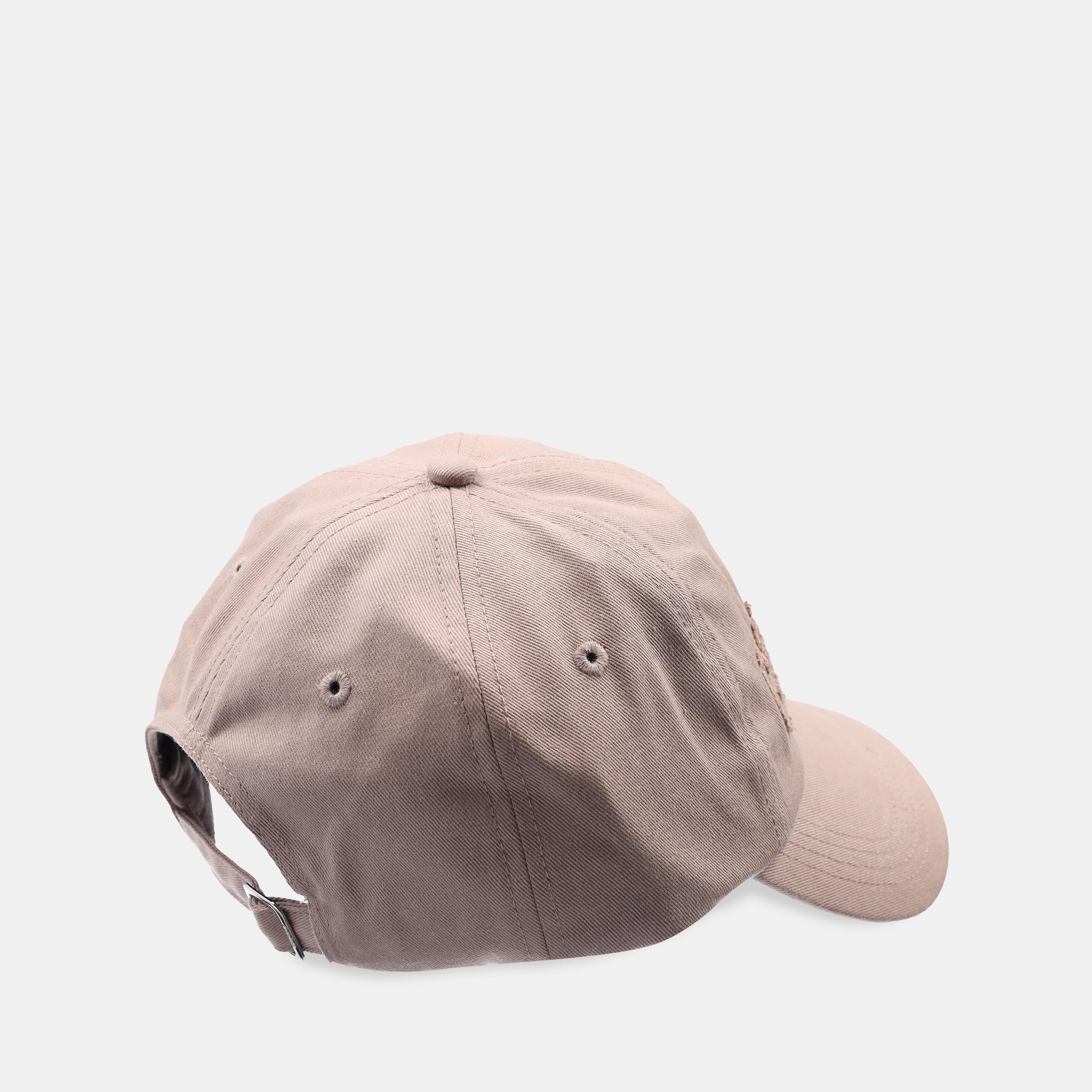 Beige - Hugo - Cara-FR Cap with Raw-Edge Logo - 4