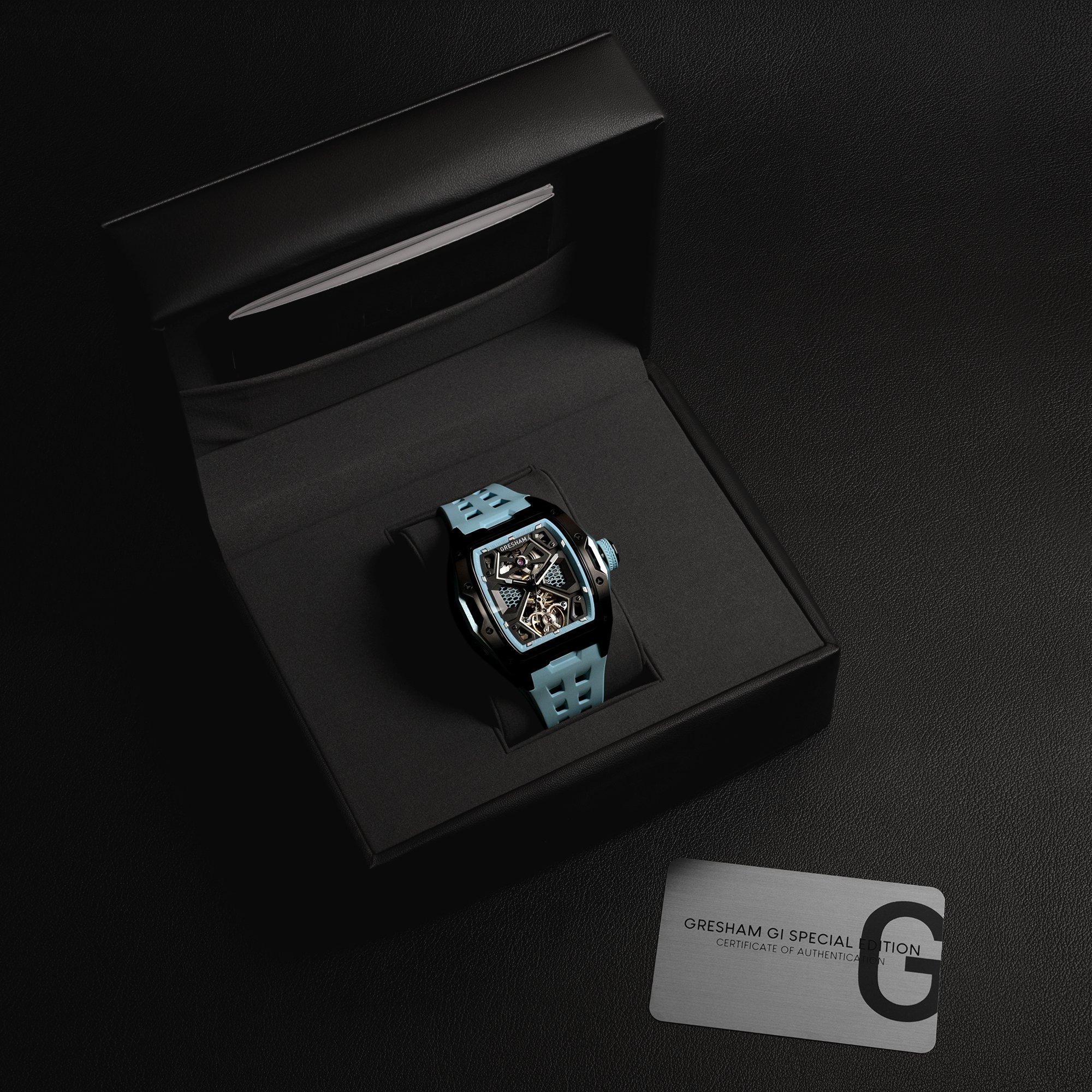 Blue - Gresham - Gresham Genesis G1 Special Edition Automatic - 5