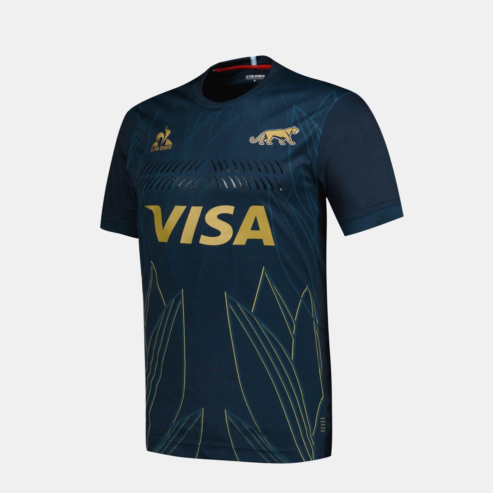 Navy/Gold - Le Coq Sportif - Argentina PUMAS 2024 Alternate Shirt Mens - 3