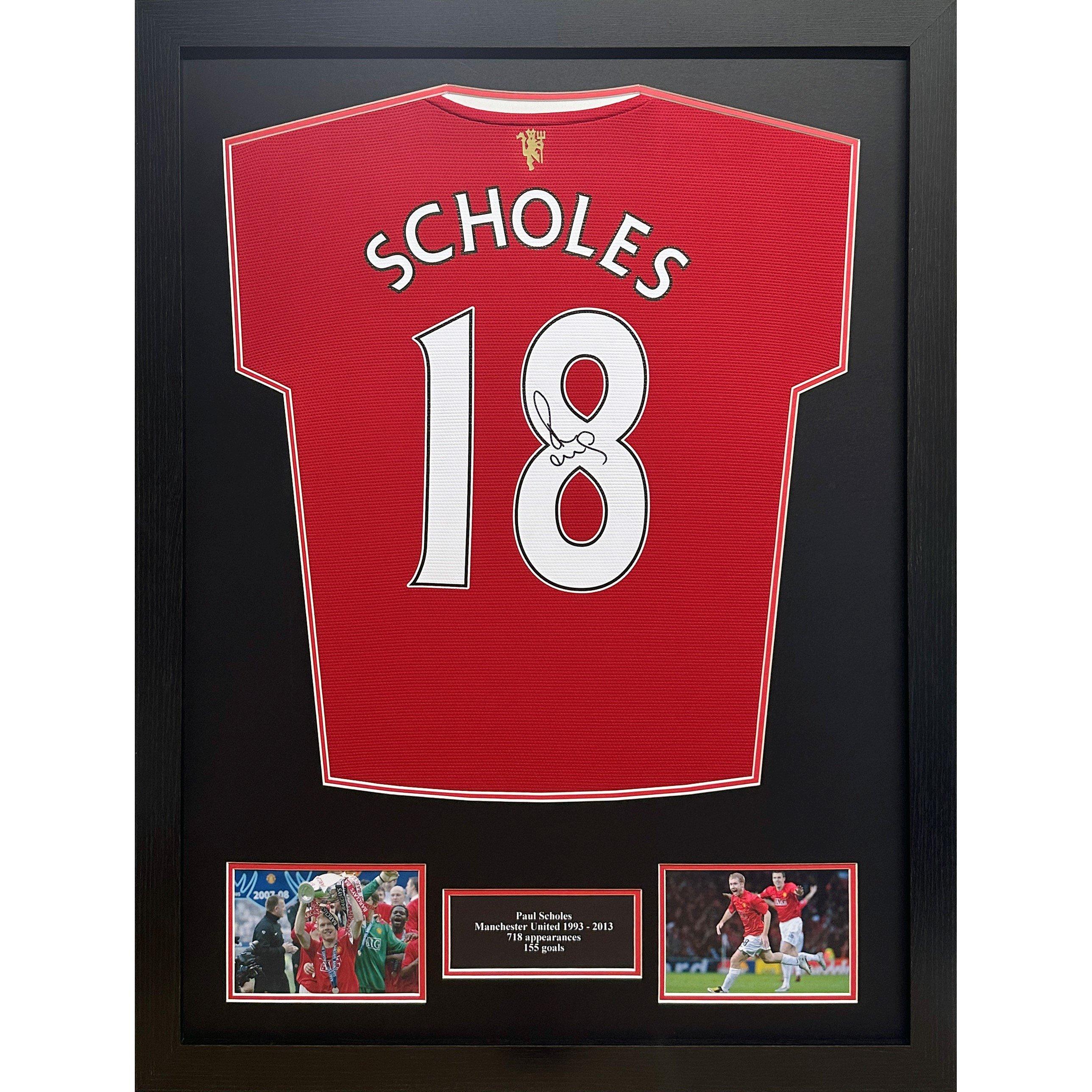 Red - AllStarSignings Ltd - Paul Scholes signed Manchester United shirt - 1