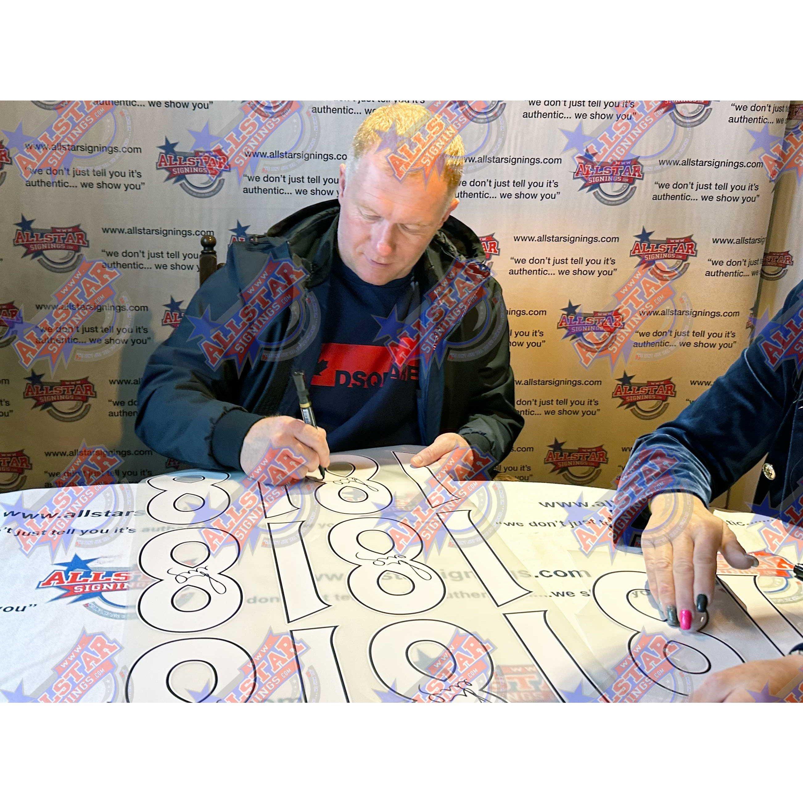 AllStarSignings Ltd Paul Scholes signed Manchester United shirt