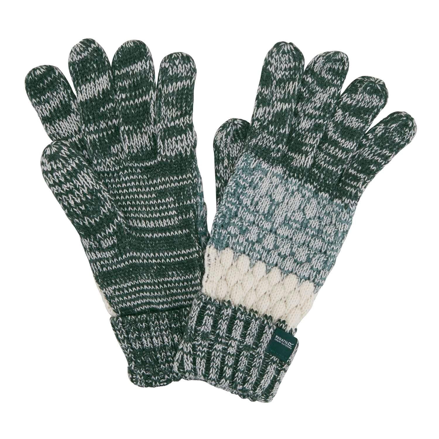 Green - Regatta - Frosty VII Knitted Gloves