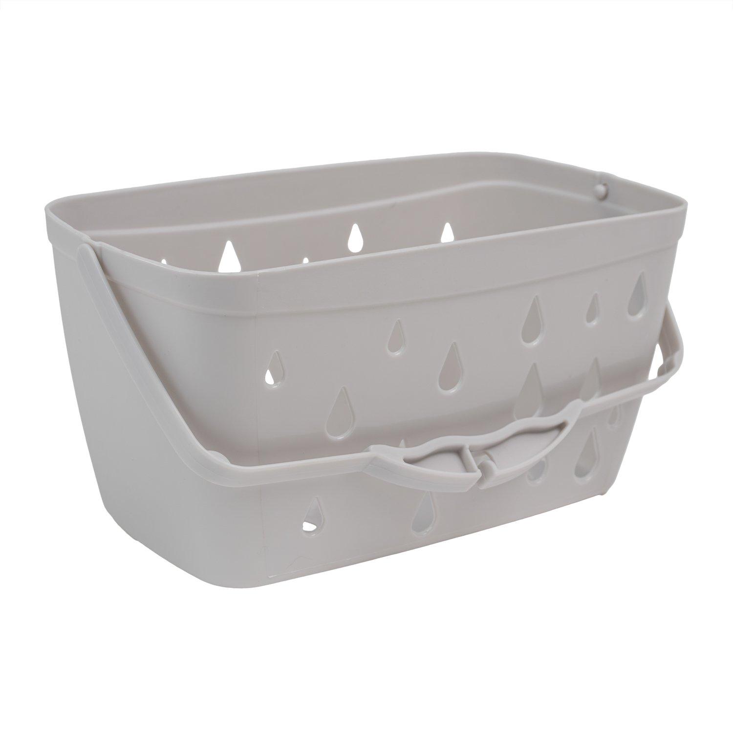 Multi - JVL - JVL Grey Peg Basket with 48 Prism Soft Touch Clip - 9