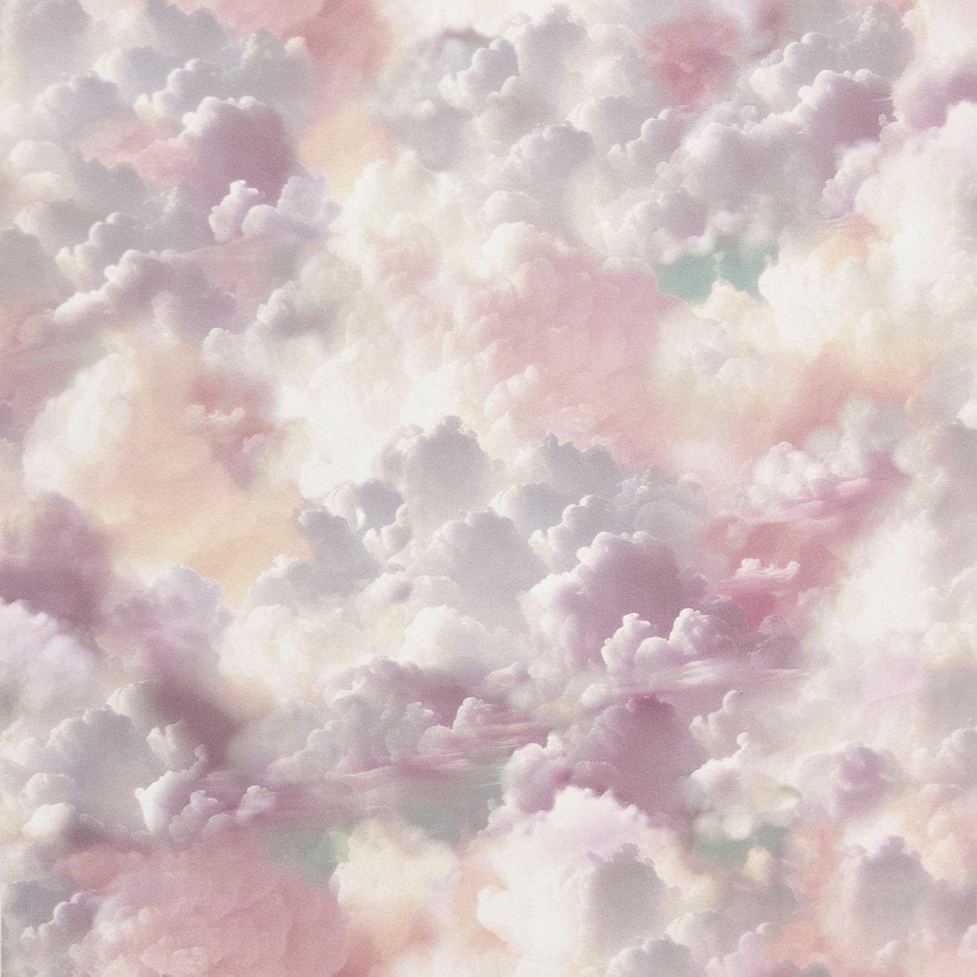 Arthouse  Vanilla Skies Pink Wallpaper - Pink & Purple