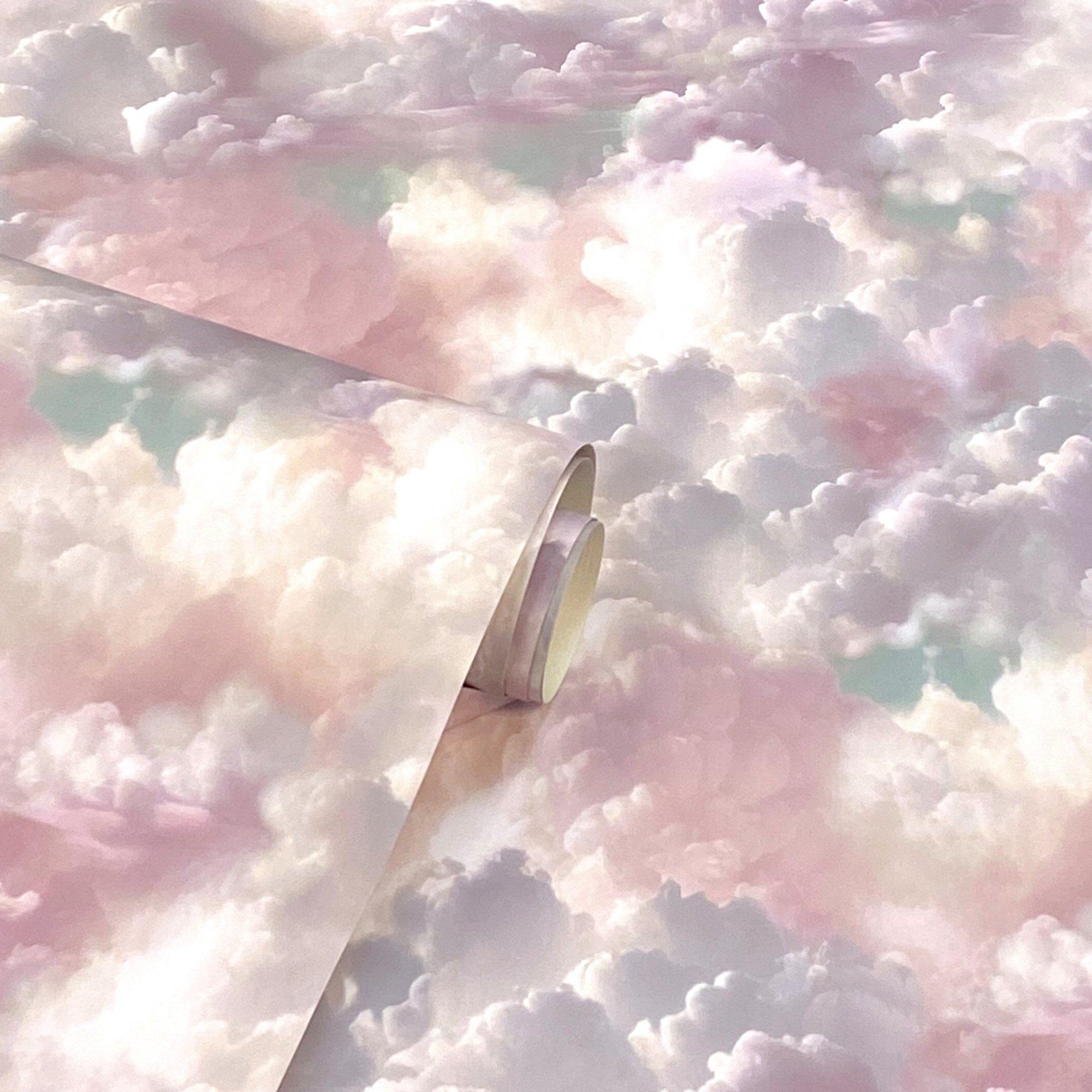 Pink & Purple - Arthouse - Vanilla Skies Pink sw12 - 2