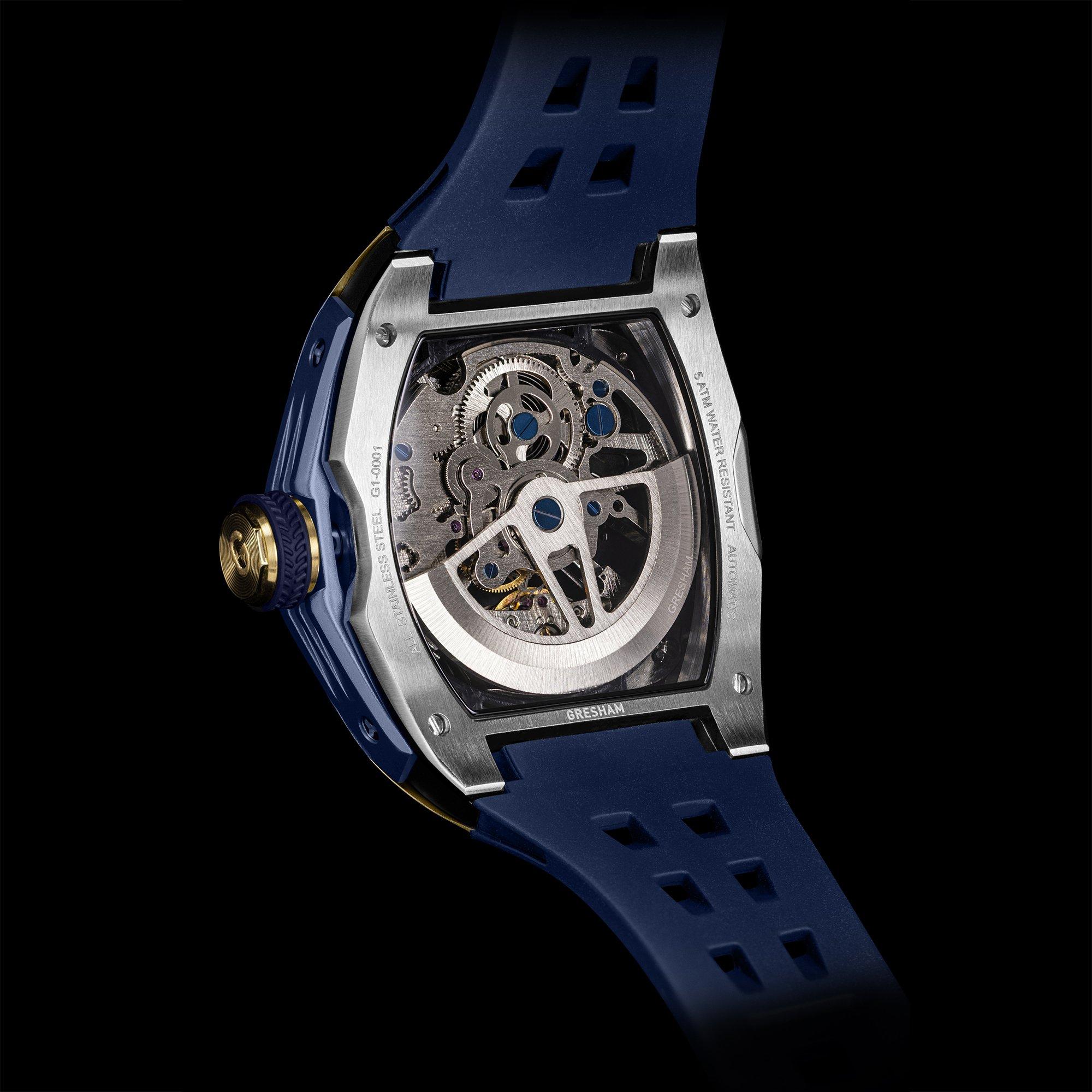 Blue - Gresham - Gresham Genesis G1 Special Edition Automatic - 3