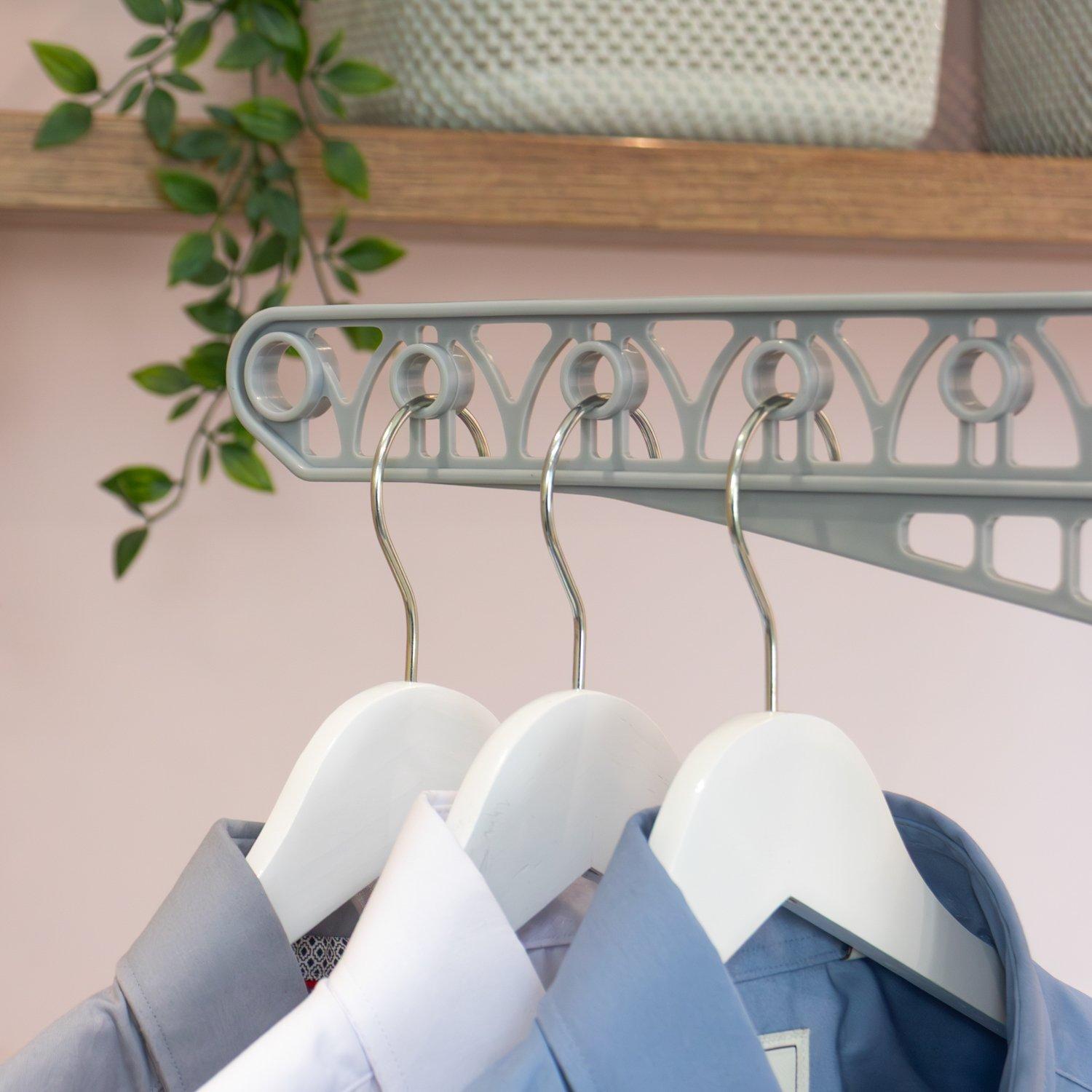 White - JVL - Foldable 3 Tier Drying Rack - 21M White - 3