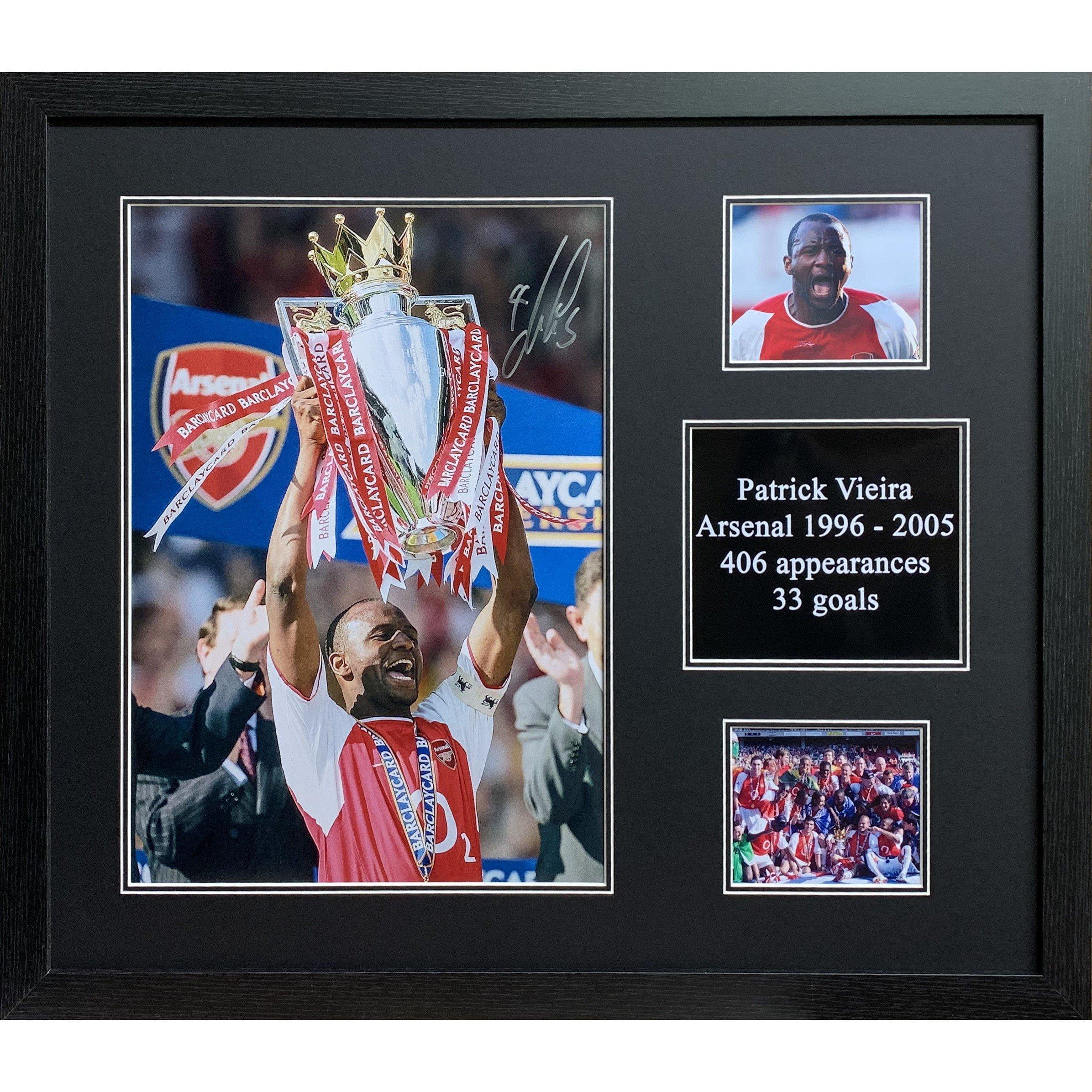 Red - AllStarSignings Ltd - Patrick Vieira signed & framed Arsenal photo - 1