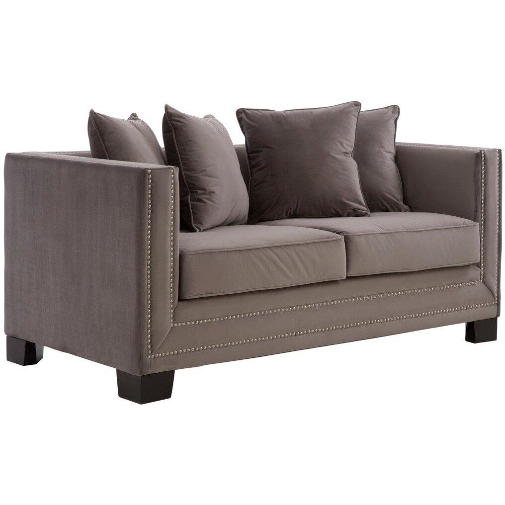Brown - Fifty Five South - Sofia 2 Seat Viola Brown Sofa - 1