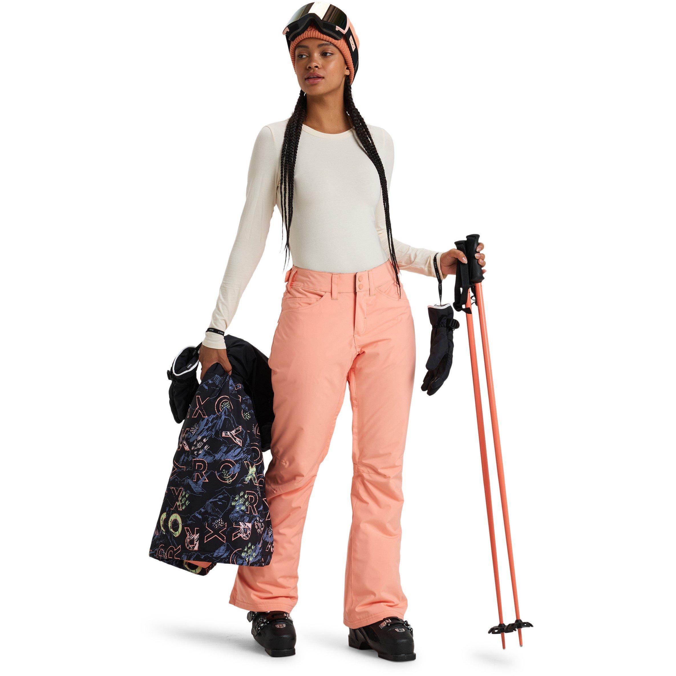 Peach Pink - Roxy - Backyard Snow Ski Trousers - 4