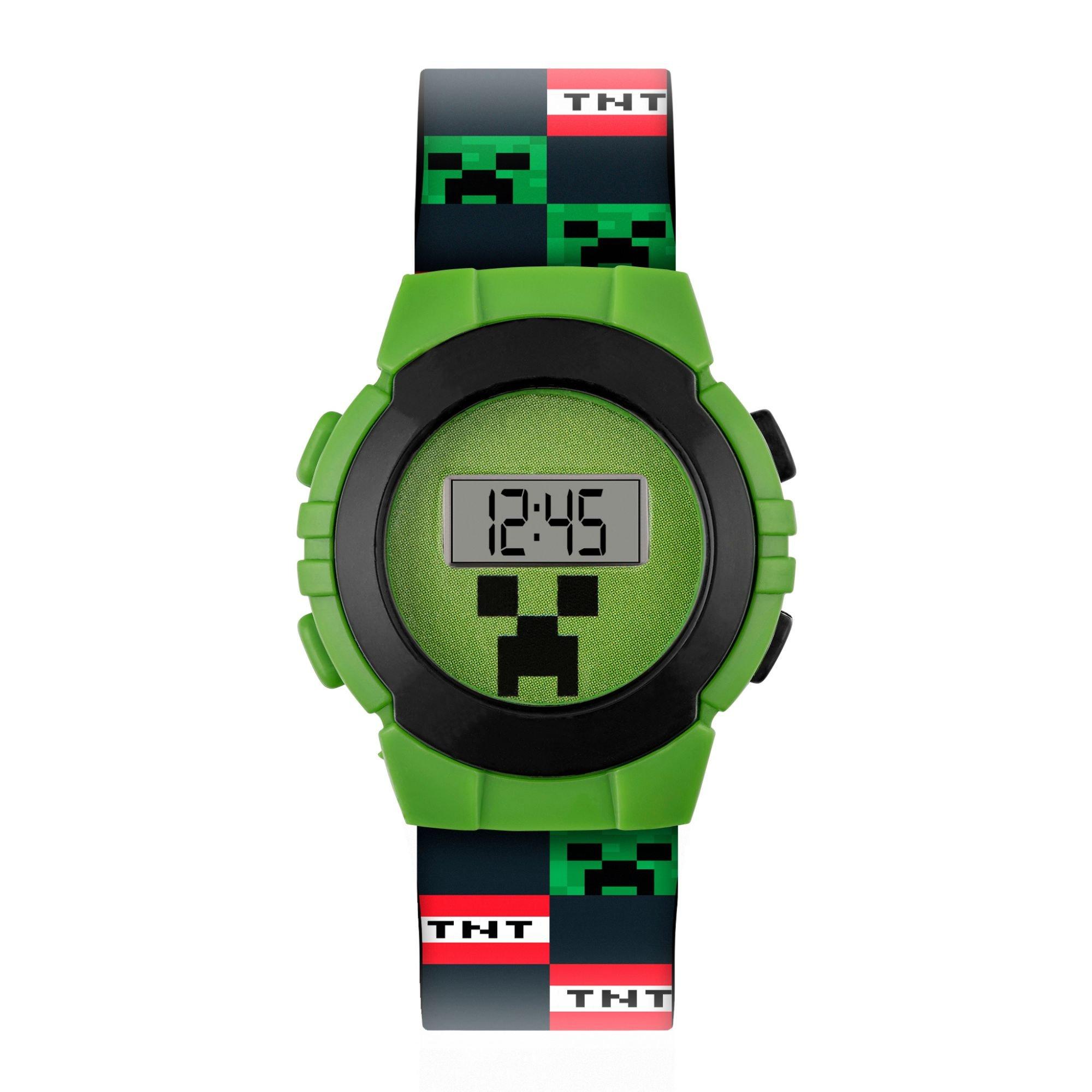 Green - Minecraft - Minecraft Digital Strap Watch - 1