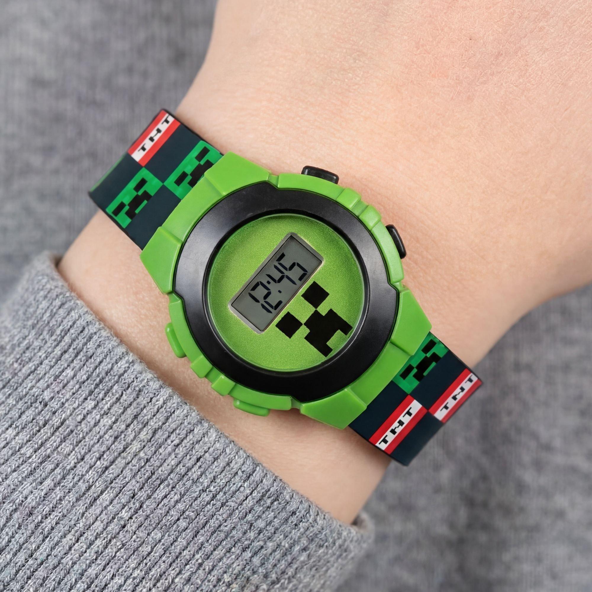 Green - Minecraft - Minecraft Digital Strap Watch - 2