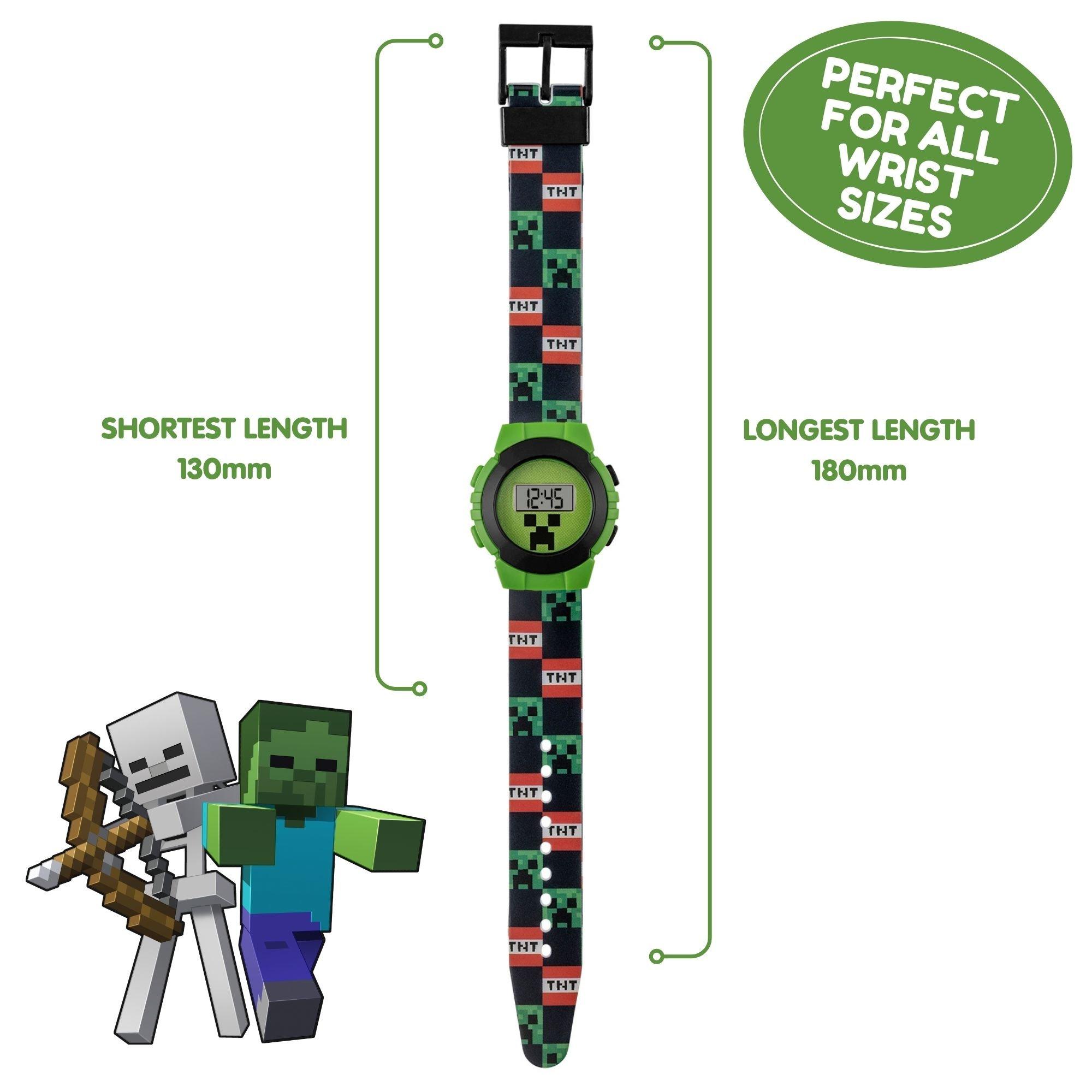 Green - Minecraft - Minecraft Digital Strap Watch - 3