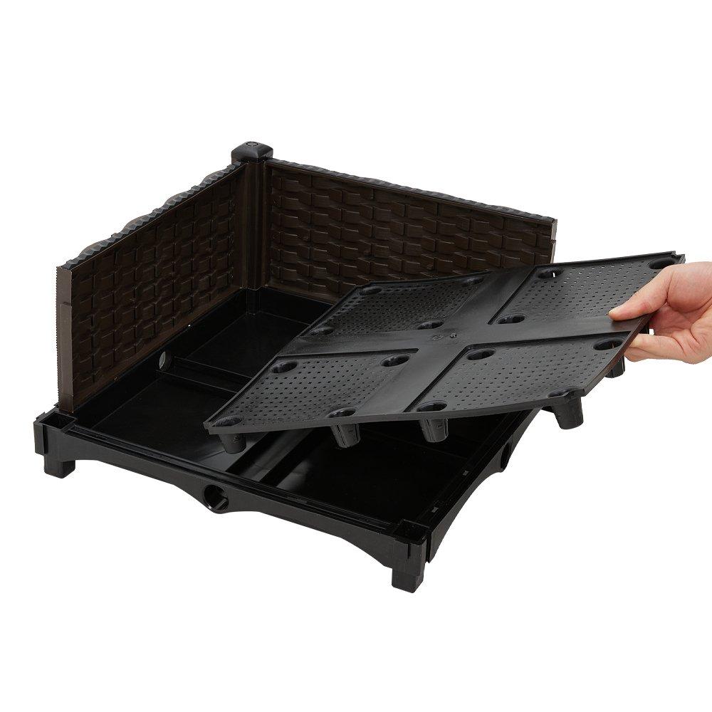 Brown - LIFE IDEAS - Outdoor Rectangular Planting Box - 6