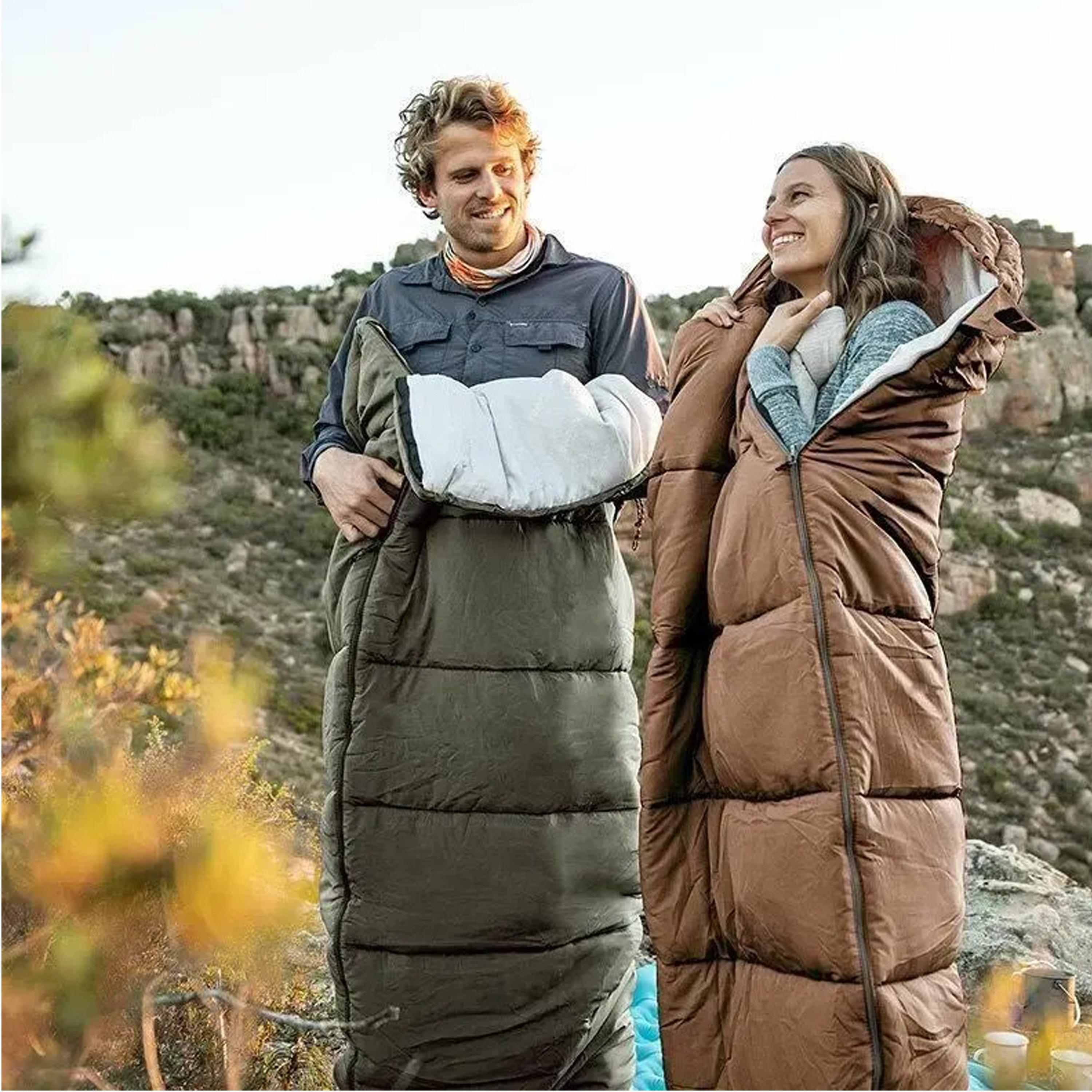 Army Green - Naturehike - Naturehike U Series Hooded Sleeping Bag - 4