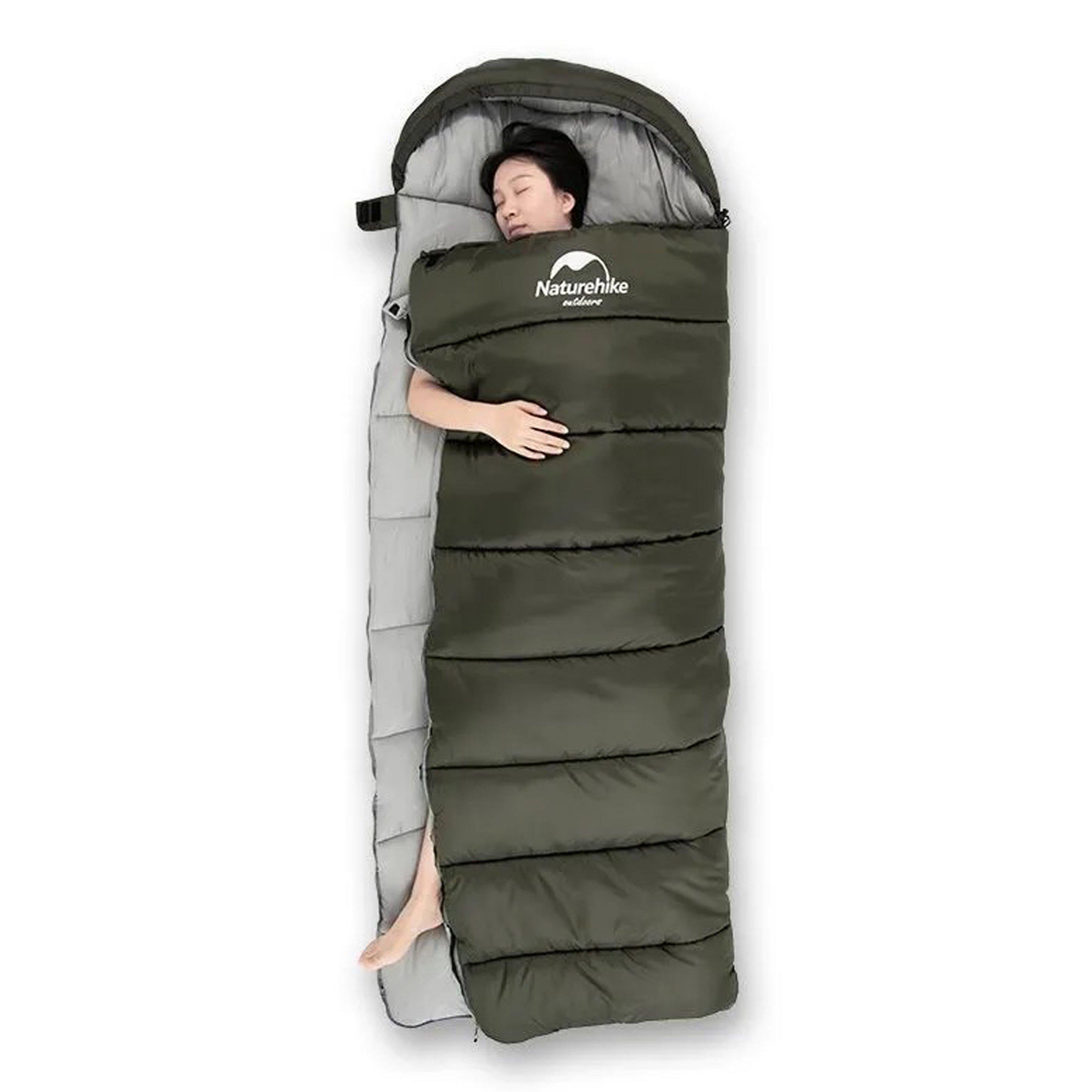 Army Green - Naturehike - Naturehike U Series Hooded Sleeping Bag - 5