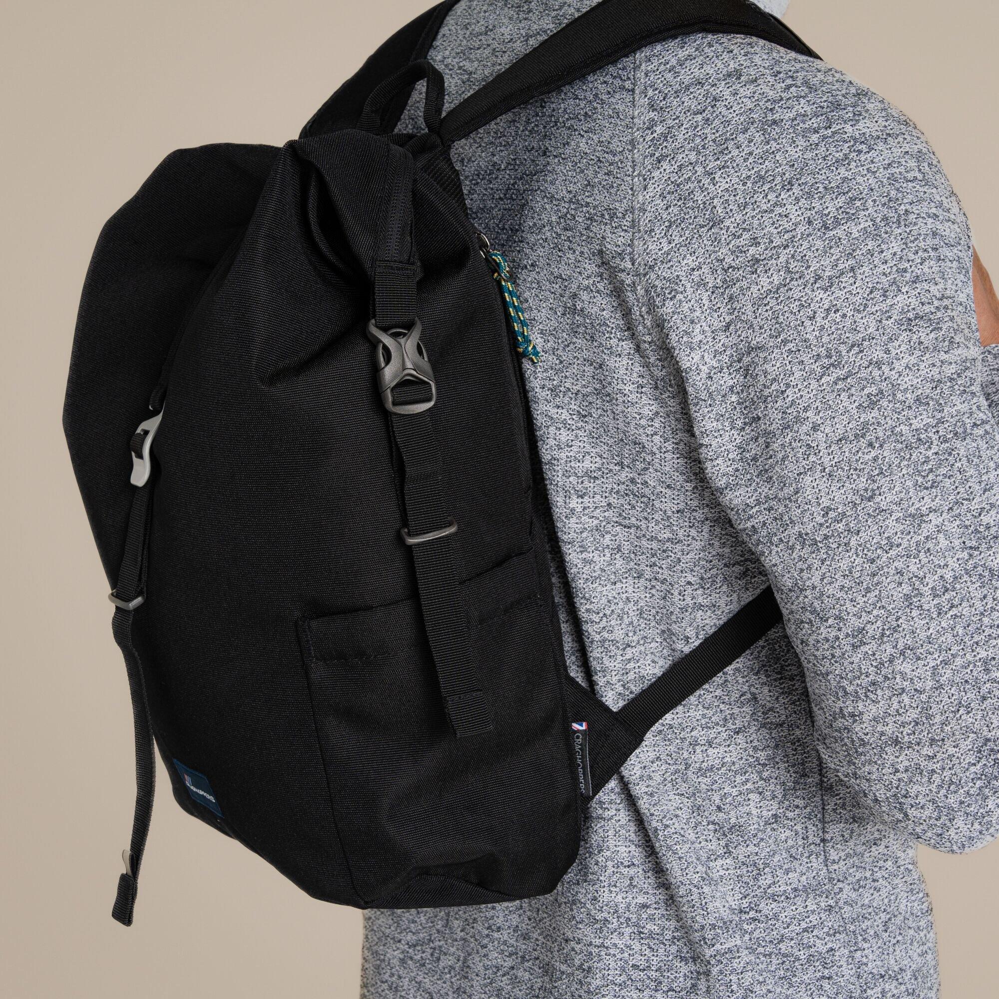 Black - Craghoppers - 16-Litre Kiwi II Water-Repellent  Back Pack - 4