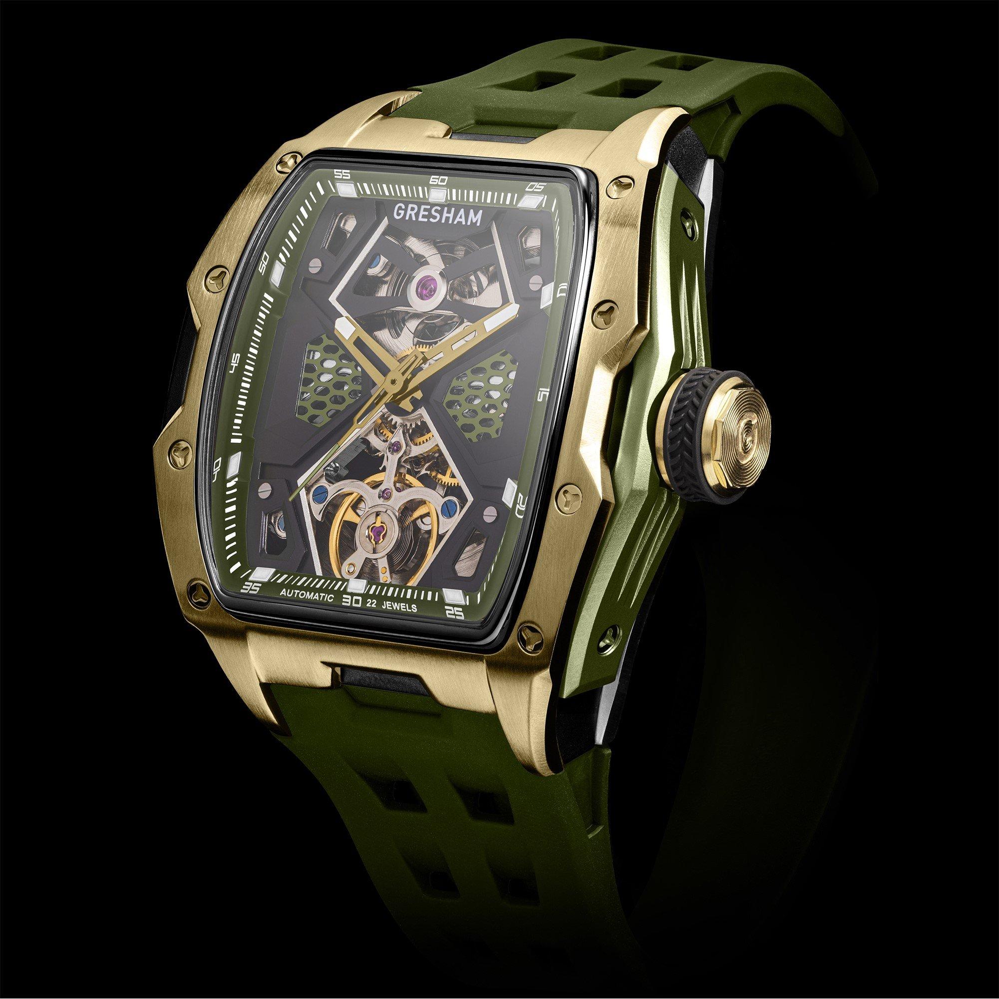 Green - Gresham - Gresham Genesis G1 Special Edition Automatic - 2