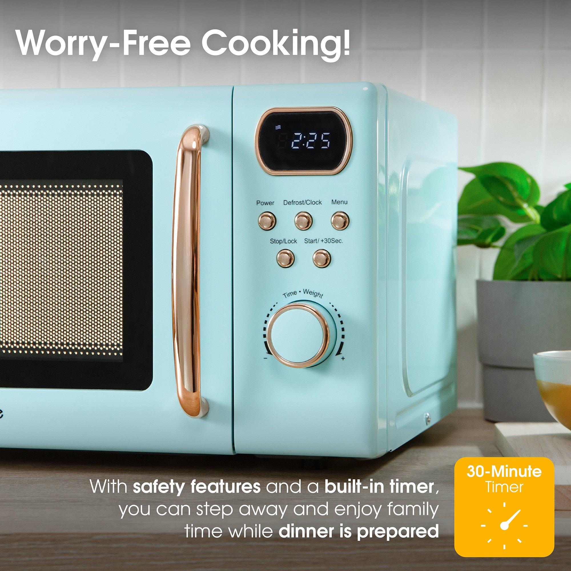 Blue - Abode - AMD2004GRG/01 20L Blue Digital Microwave - 8