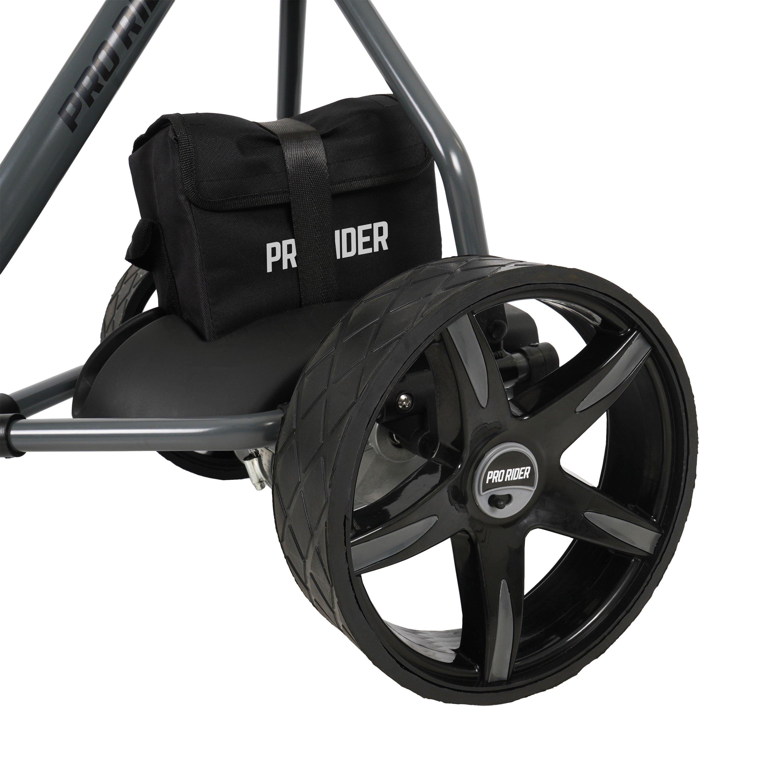 Black - Ben Sayers - Prorider Electric Golf Trolley Grey - 3