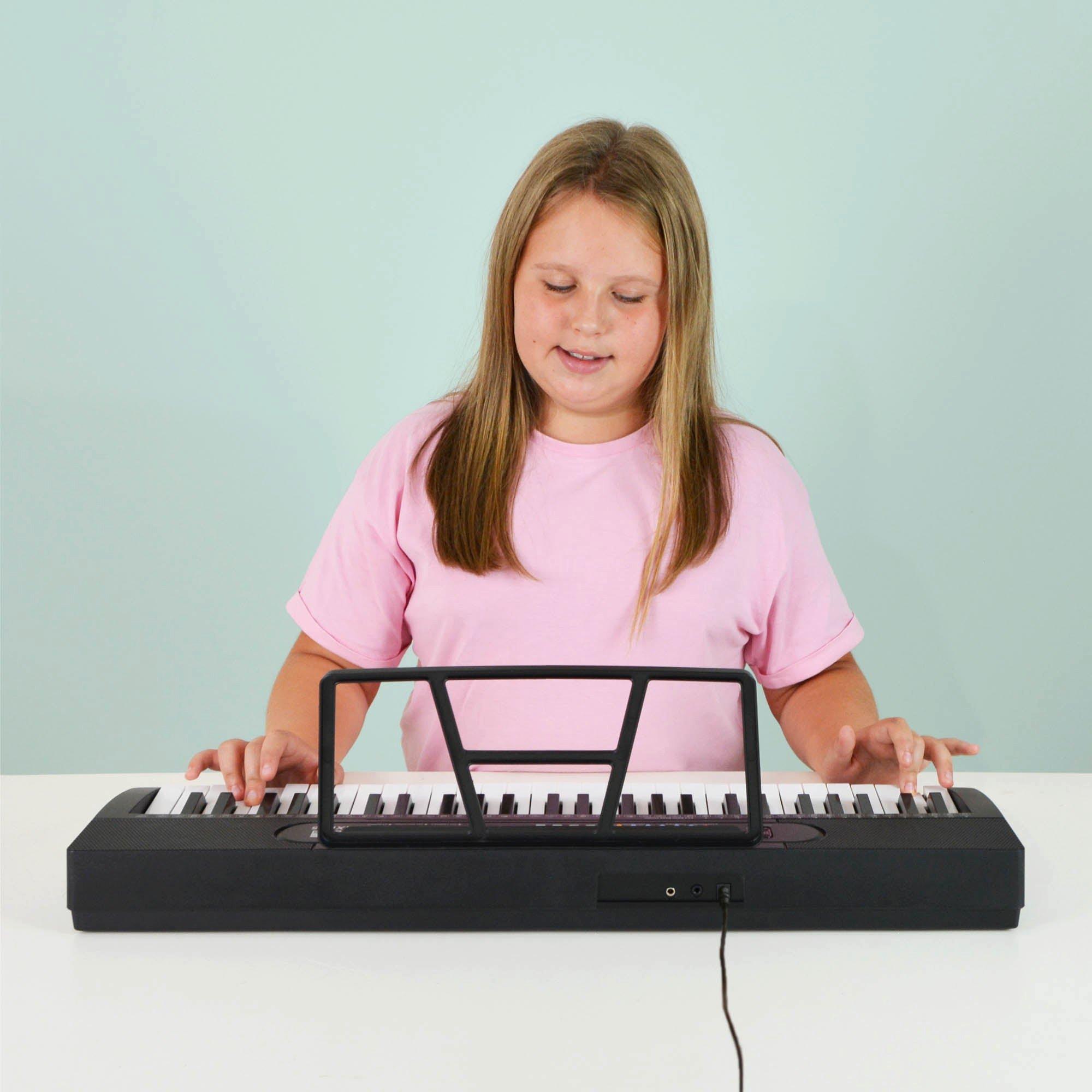 Black - Axus - AXP15 54 Key Portable Keyboard - 5