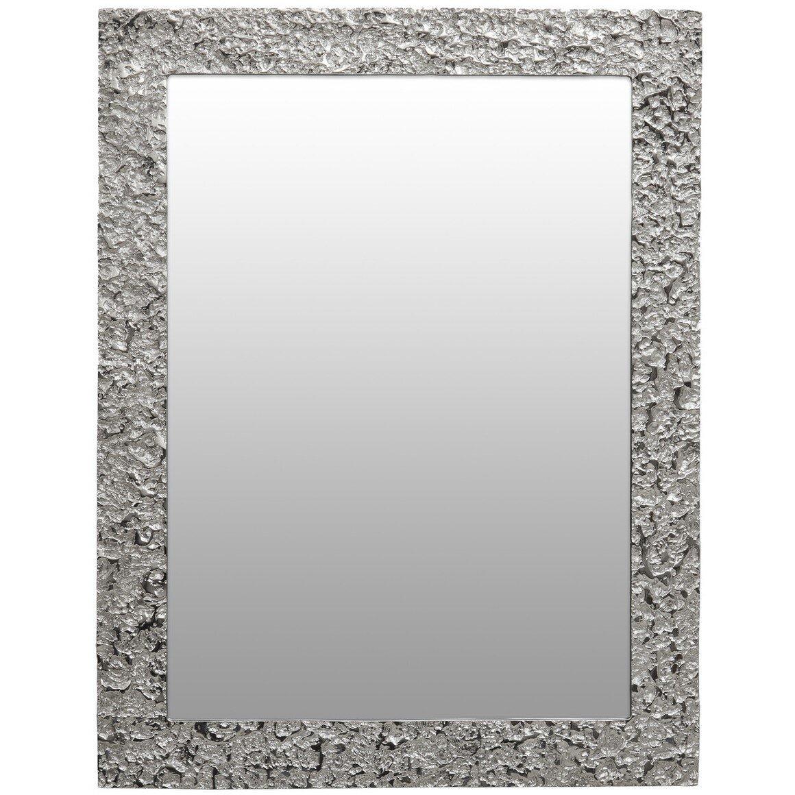 Silver - Fifty Five South - Akola Silver Wall Mirror - 1