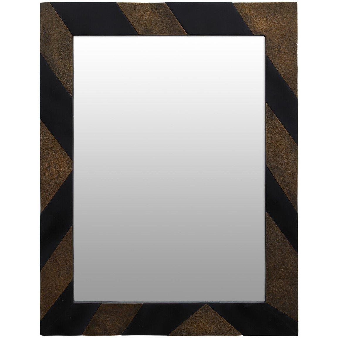 Multi - Fifty Five South - Aris Black and Gold Wall Mirror - 1