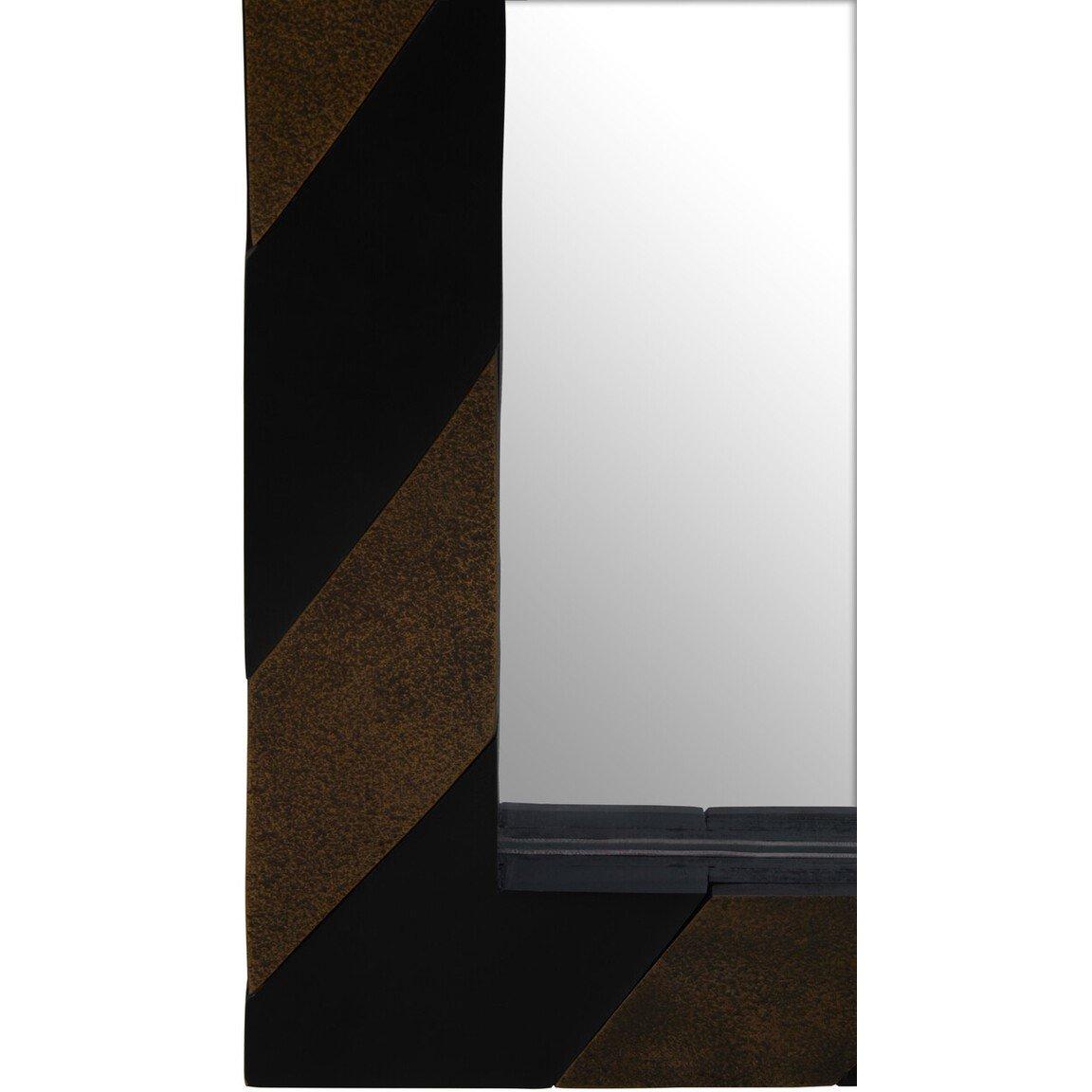 Multi - Fifty Five South - Aris Black and Gold Wall Mirror - 4
