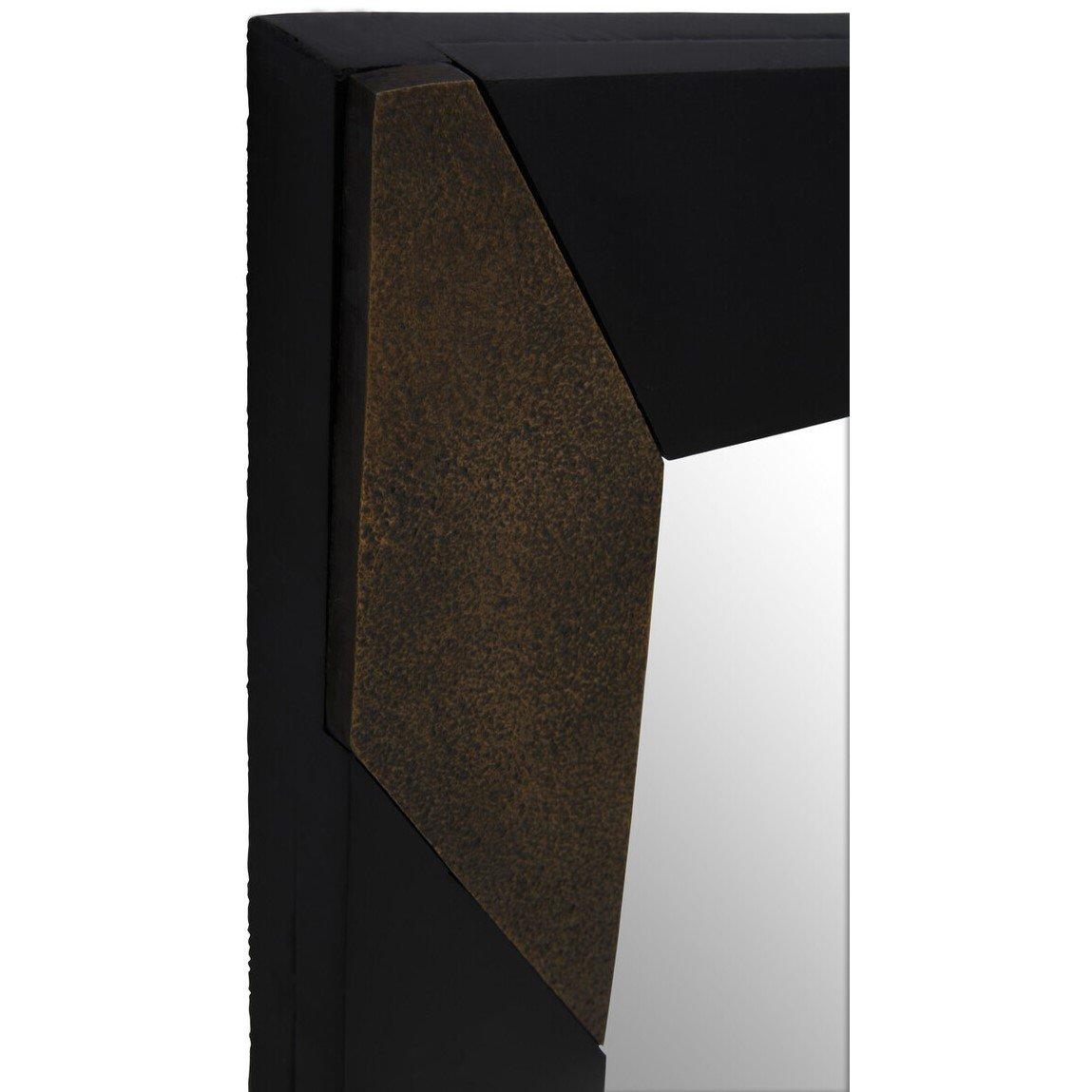 Multi - Fifty Five South - Aris Black and Gold Wall Mirror - 5