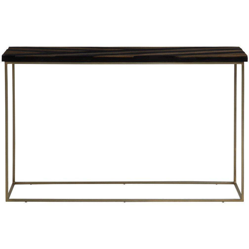 Gold - Fifty Five South - Aris Black And Gold Console Table - 2