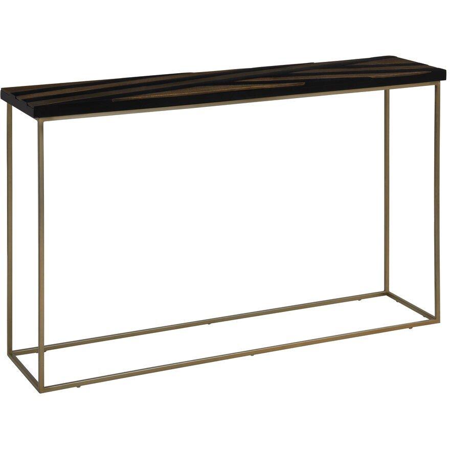 Gold - Fifty Five South - Aris Black And Gold Console Table - 4