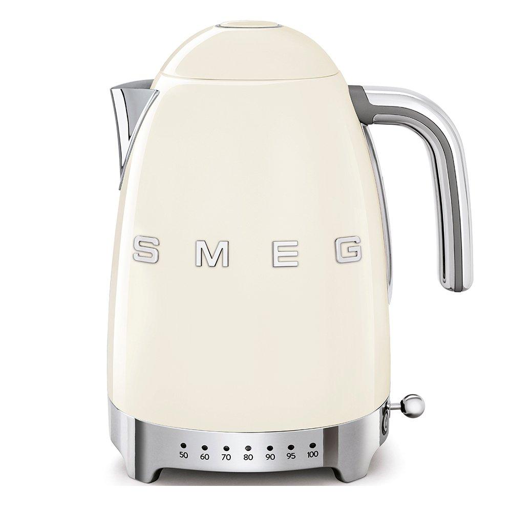 Cream - Smeg - 50s Style Variable Temperature Kettle 1.7L - 1